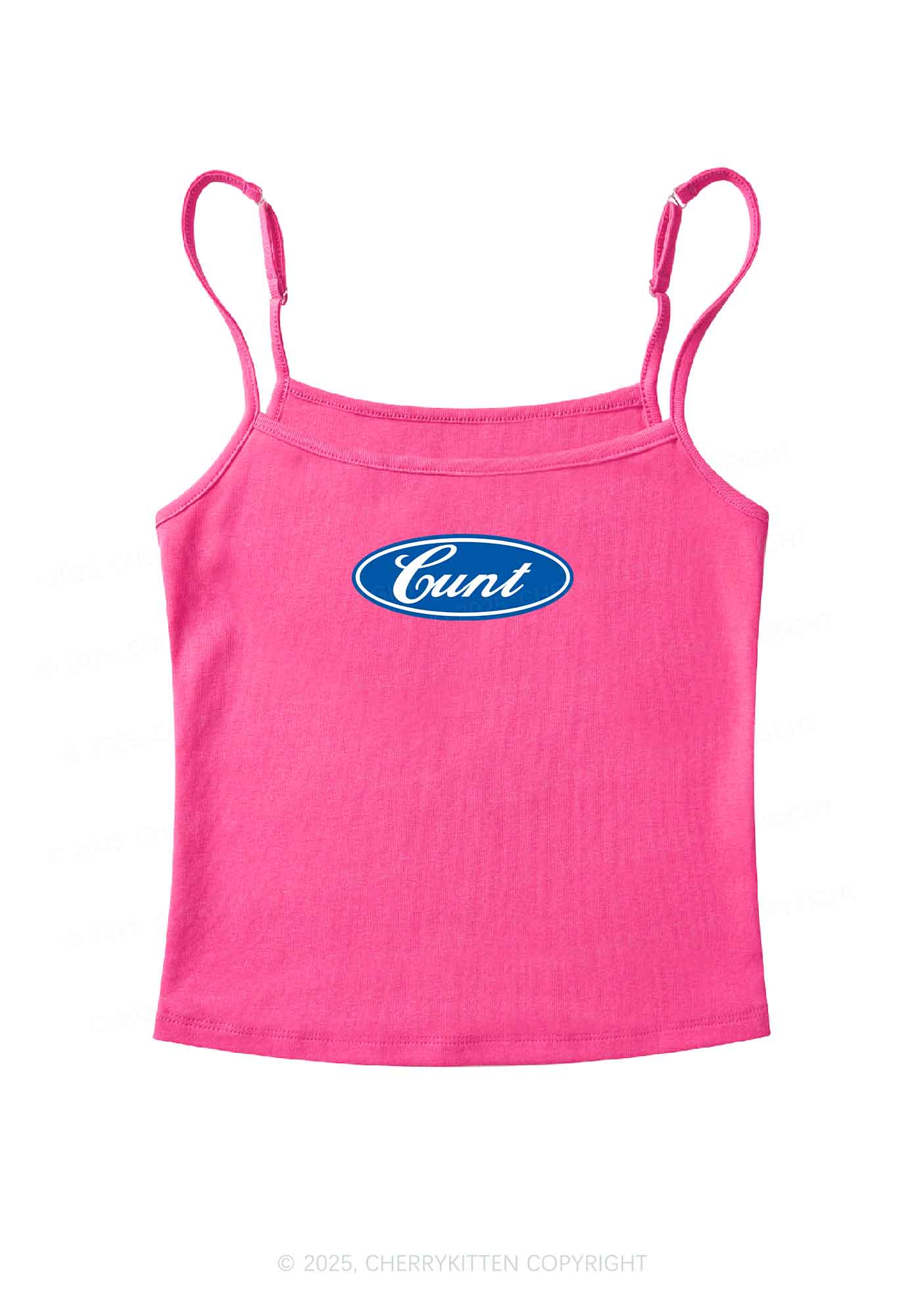 Oval Cxxt Y2K Spaghetti Strap Cami Cherrykitten - Image 4
