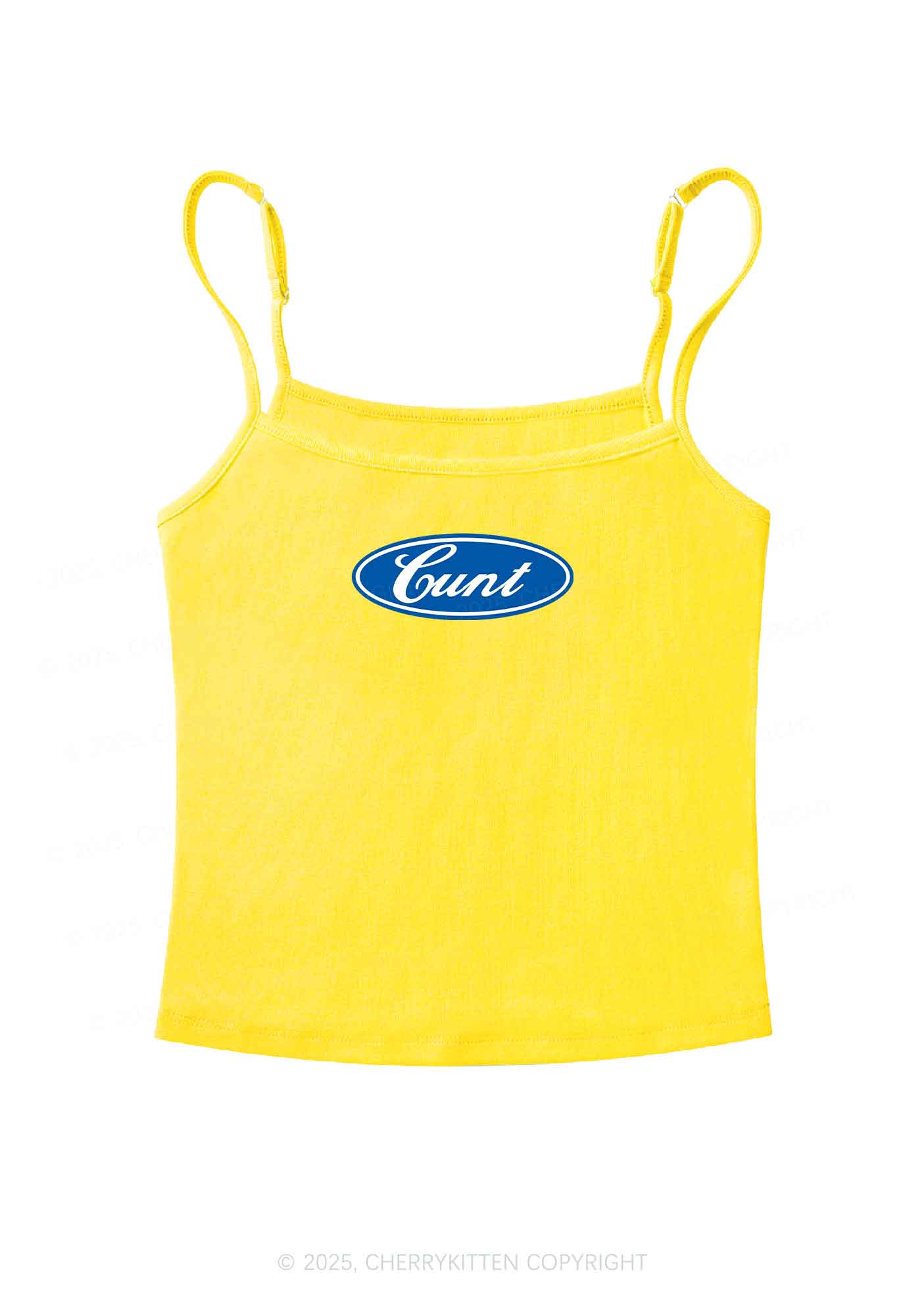Oval Cxxt Y2K Spaghetti Strap Cami Cherrykitten - Image 5
