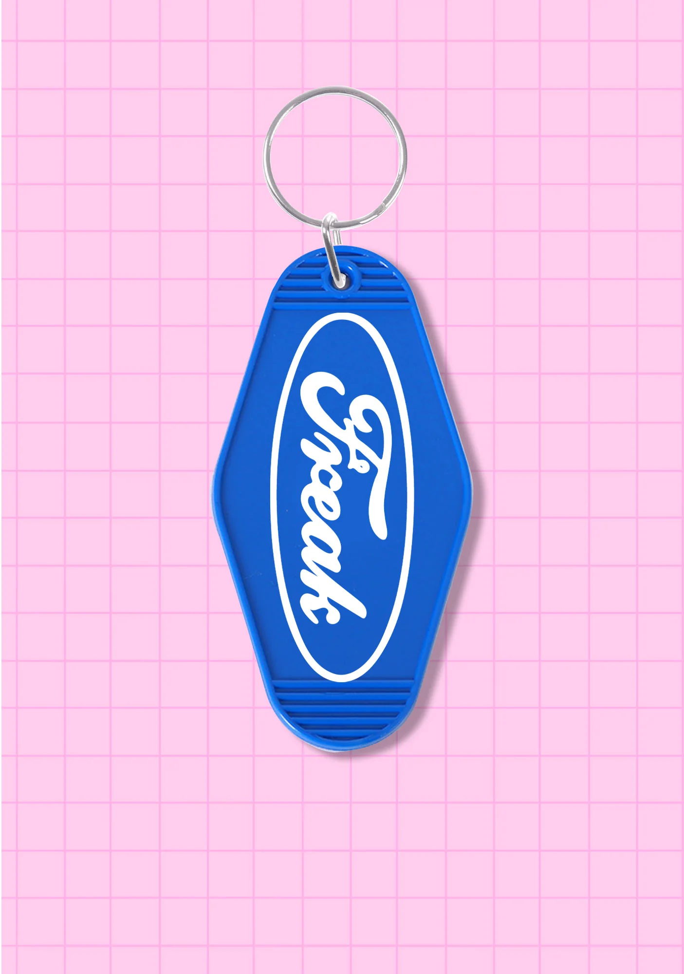 Oval Freak 1Pc Y2K Hotel Keychain Cherrykitten - Image 2