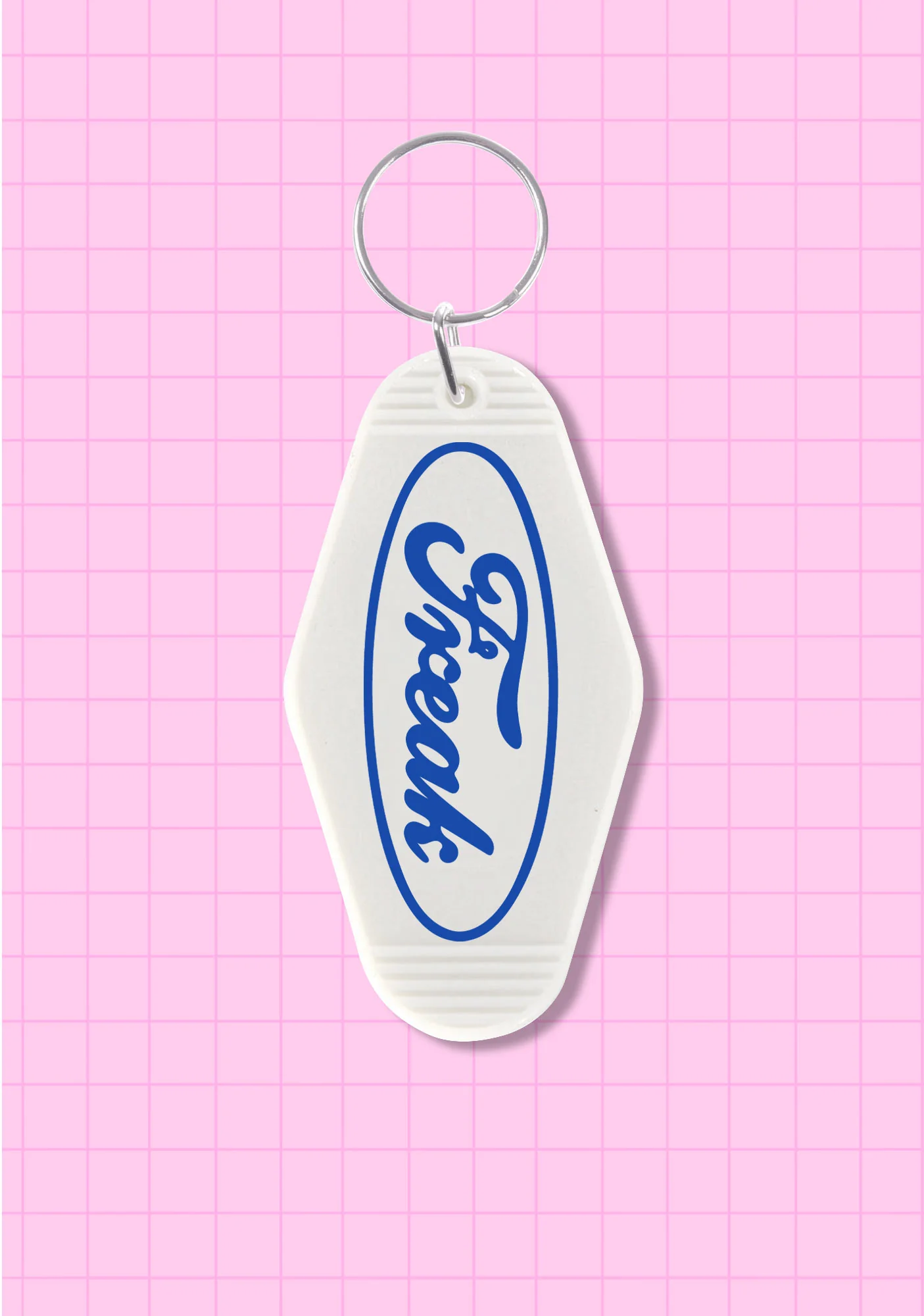 Oval Freak 1Pc Y2K Hotel Keychain Cherrykitten - Image 4