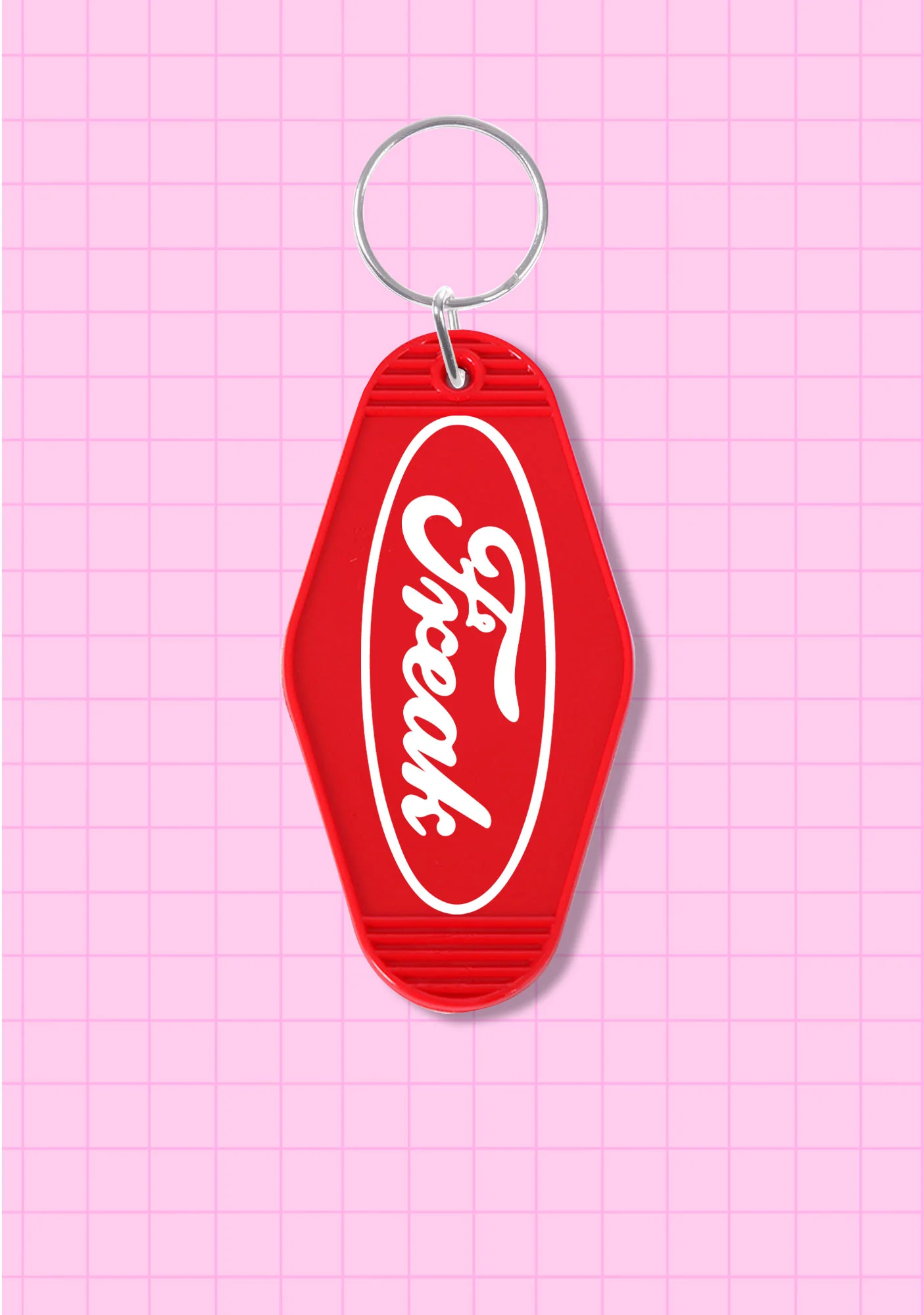 Oval Freak 1Pc Y2K Hotel Keychain Cherrykitten - Image 6