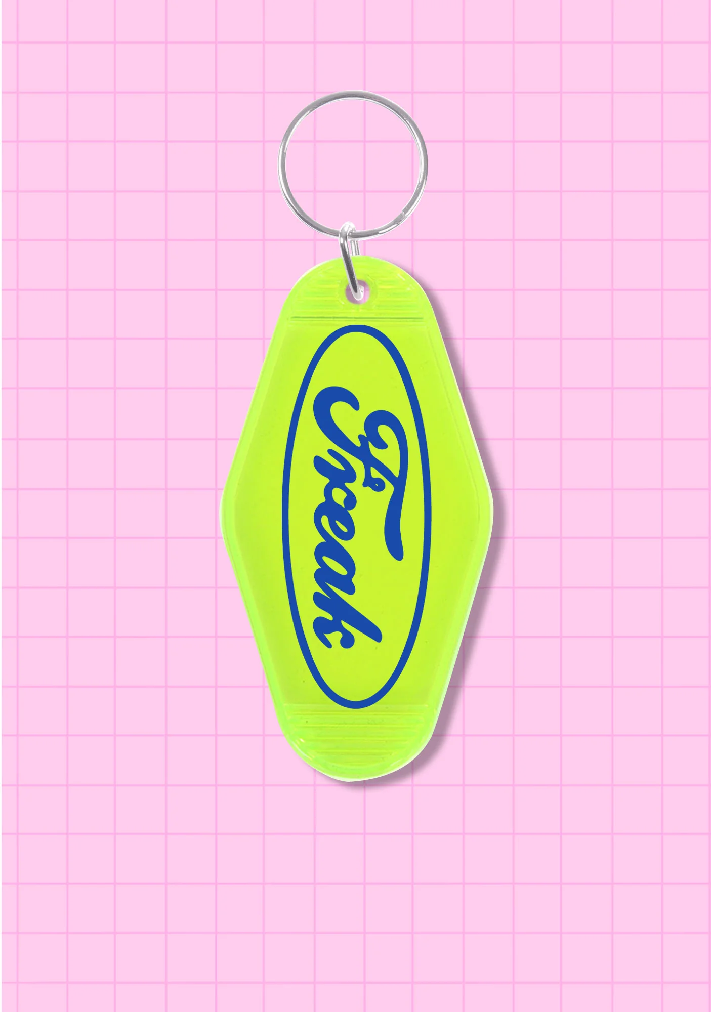 Oval Freak 1Pc Y2K Hotel Keychain Cherrykitten - Image 7