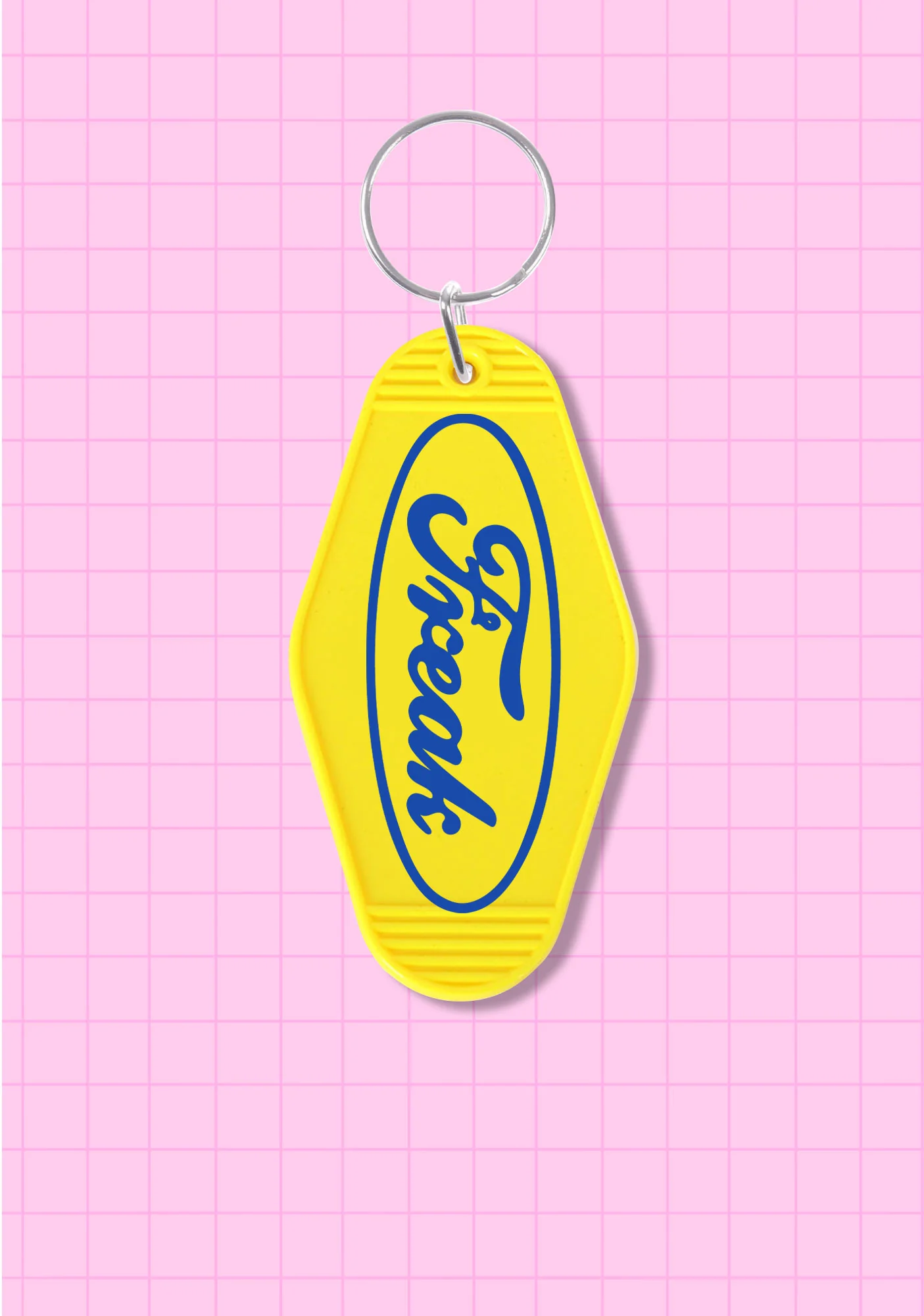 Oval Freak 1Pc Y2K Hotel Keychain Cherrykitten - Image 9