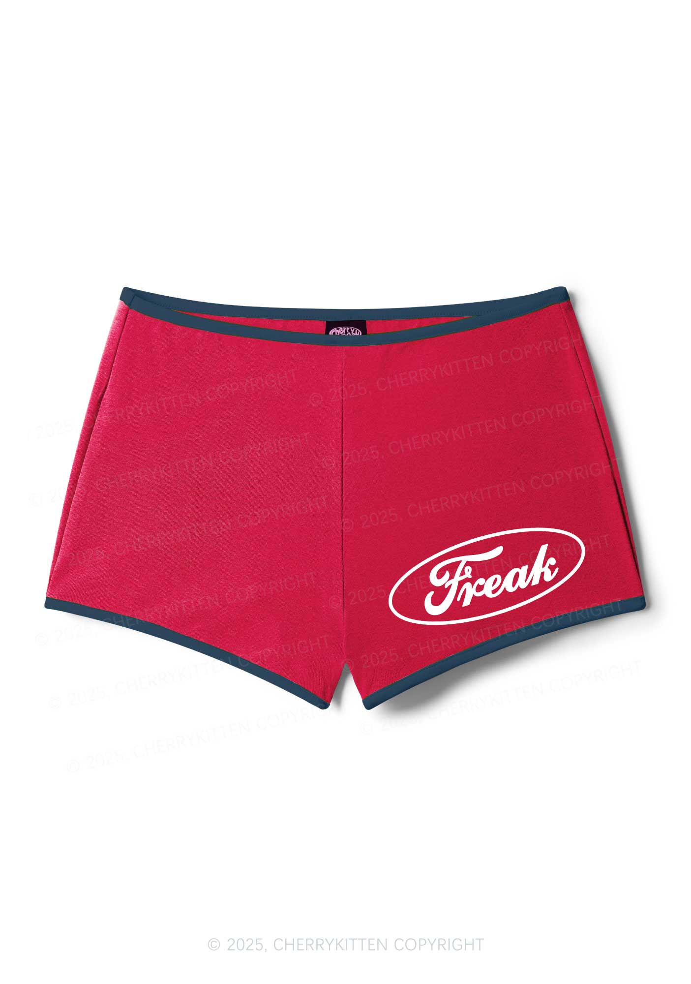 Oval Freak Y2K Booty Shorts Cherrykitten - Image 5