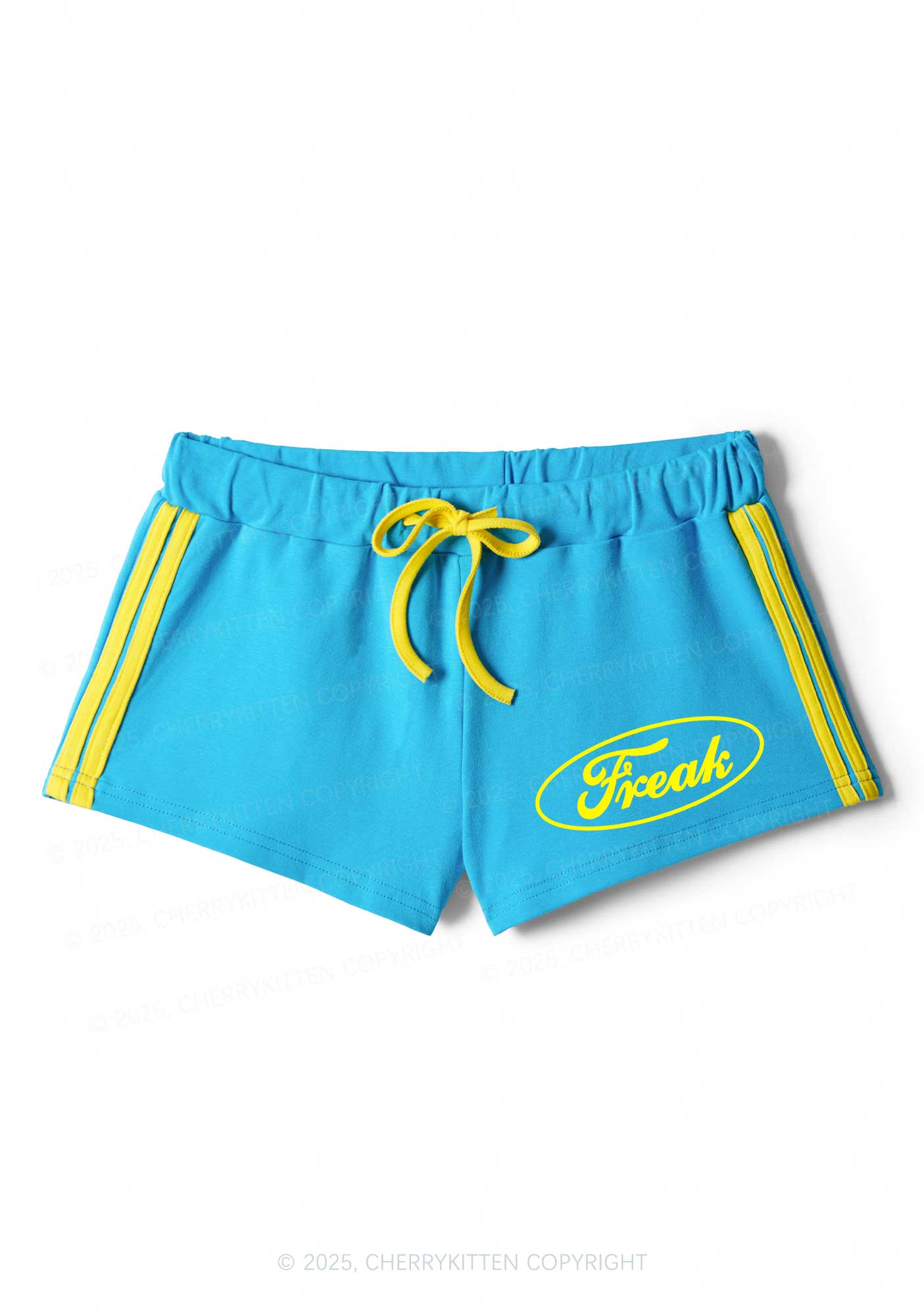 Oval Freak Y2K Drawstring Mini Shorts Cherrykitten - Image 3