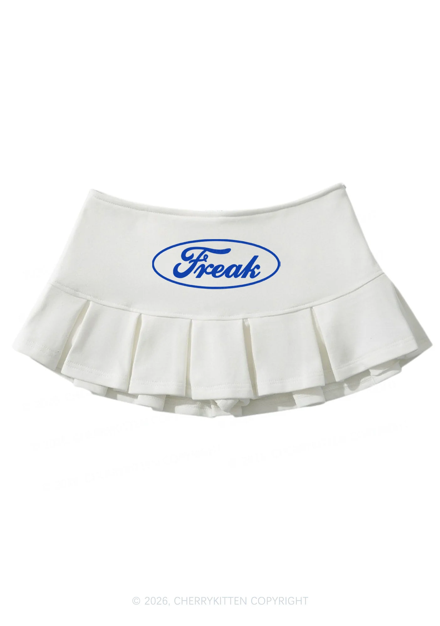 Oval Freak Y2K Mini Pleated Skirts Cherrykitten - Image 2