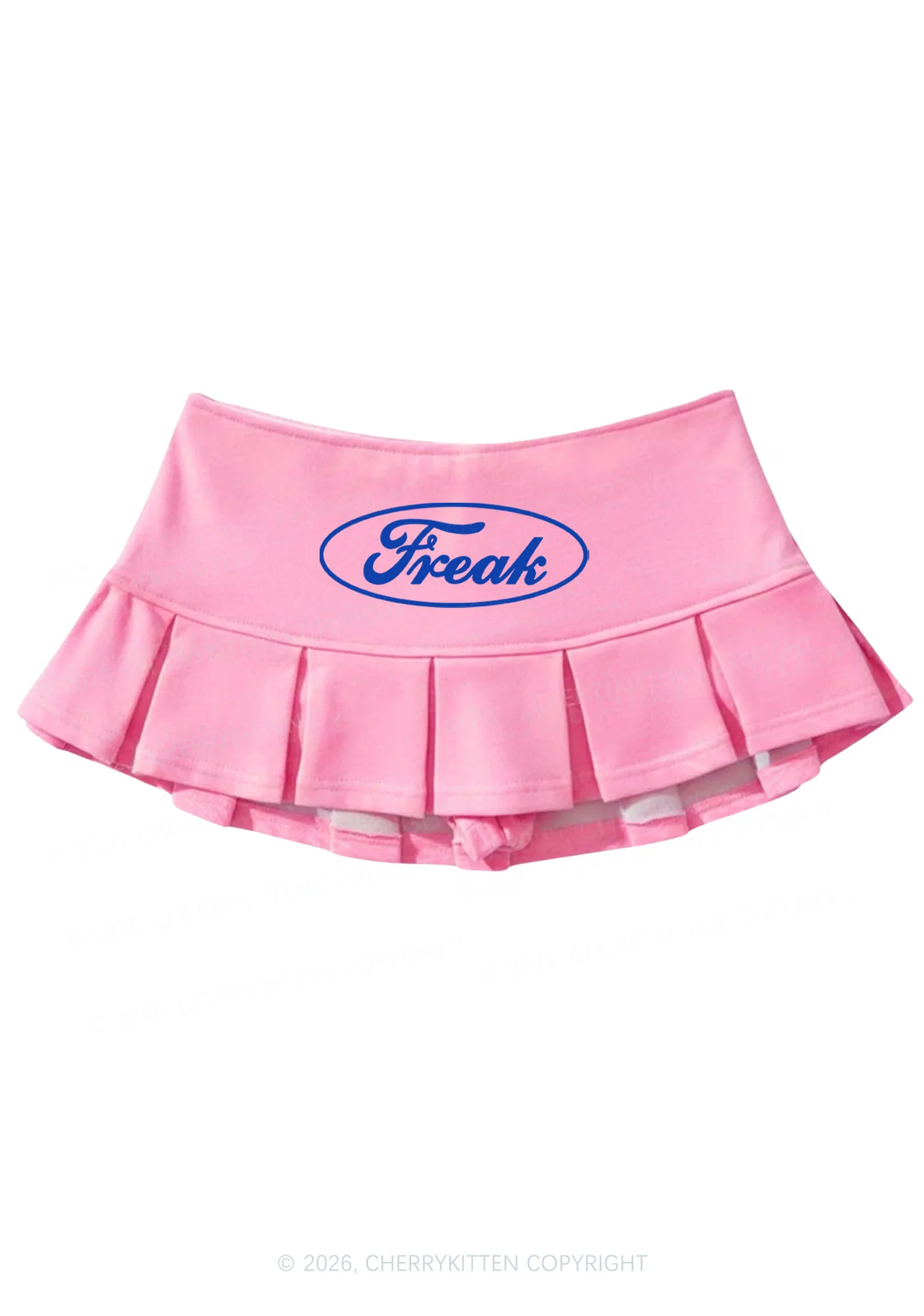 Oval Freak Y2K Mini Pleated Skirts Cherrykitten - Image 3