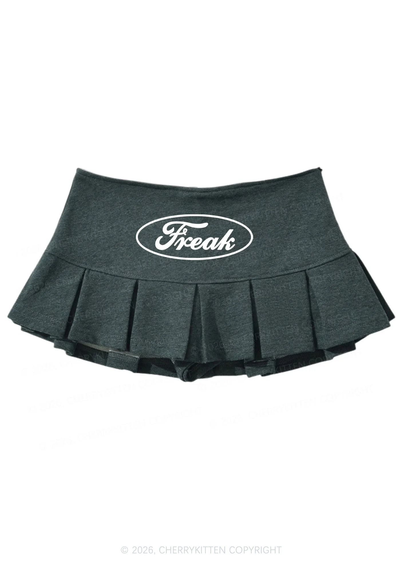 Oval Freak Y2K Mini Pleated Skirts Cherrykitten - Image 5