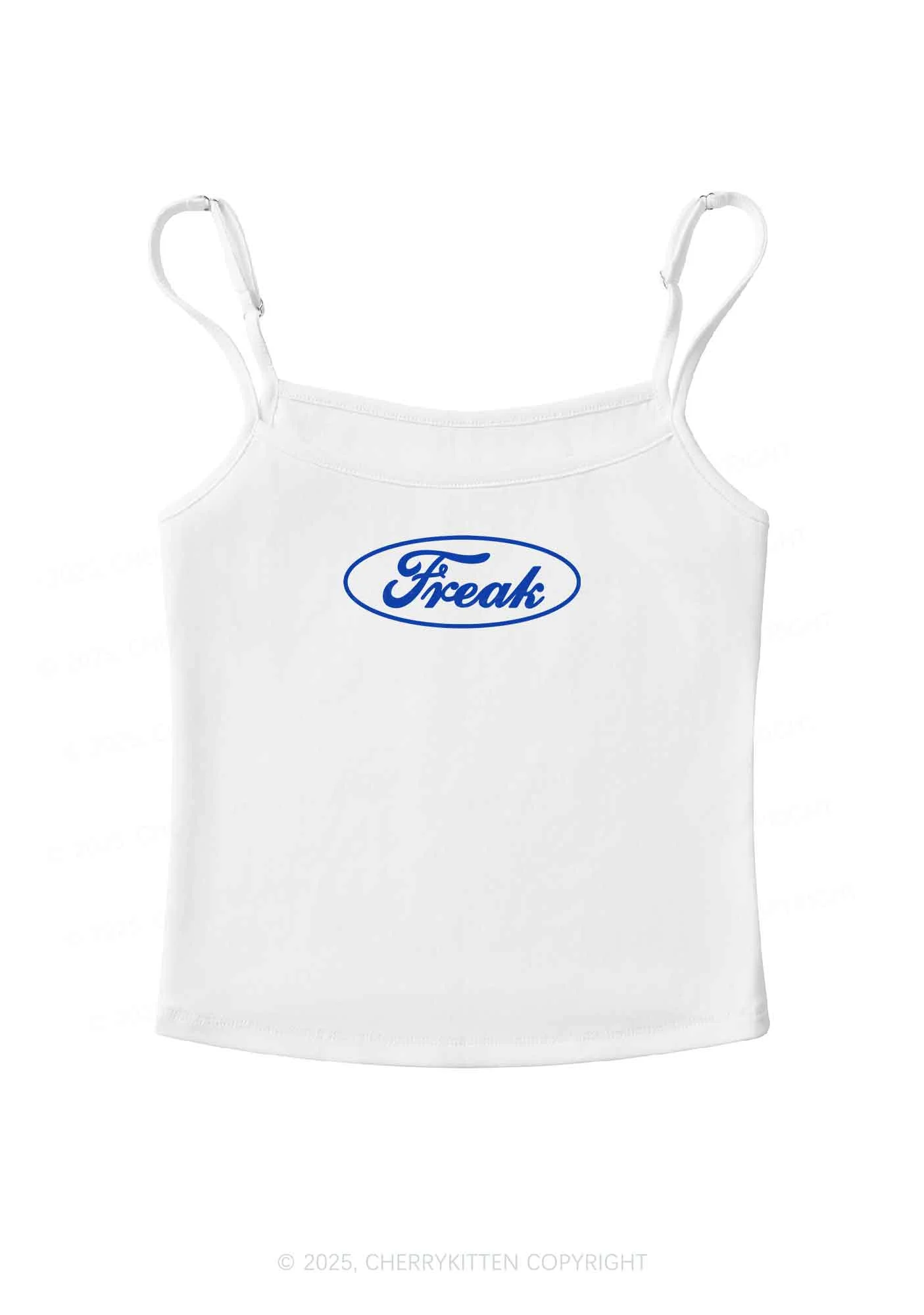 Oval Freak Y2K Spaghetti Strap Cami Cherrykitten - Image 4