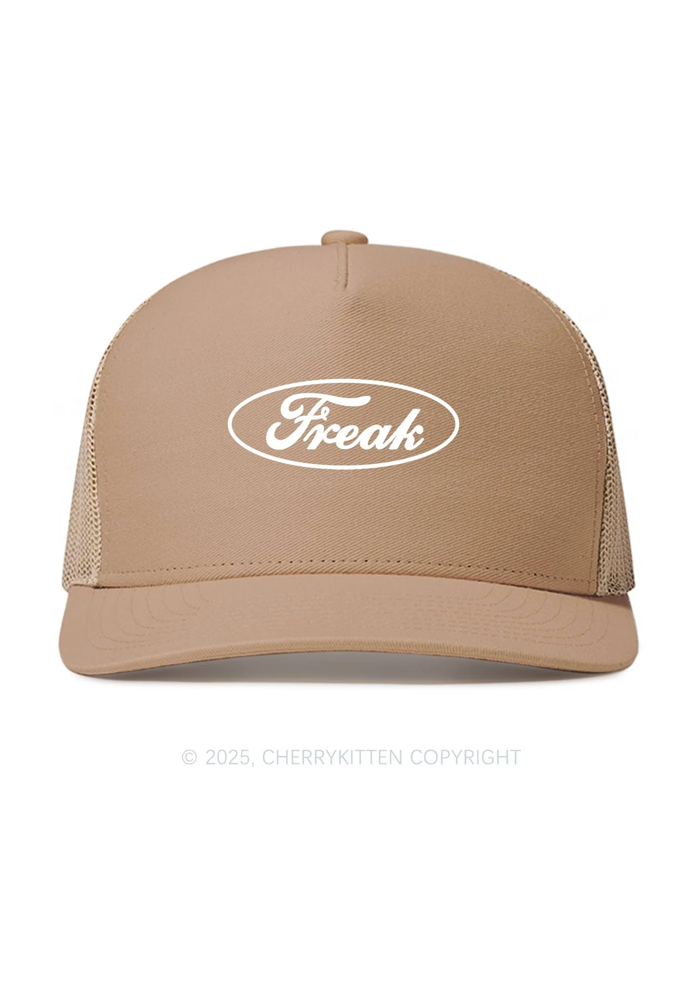 Oval Freak Y2K Trucker Mesh Hat Cherrykitten - Image 4