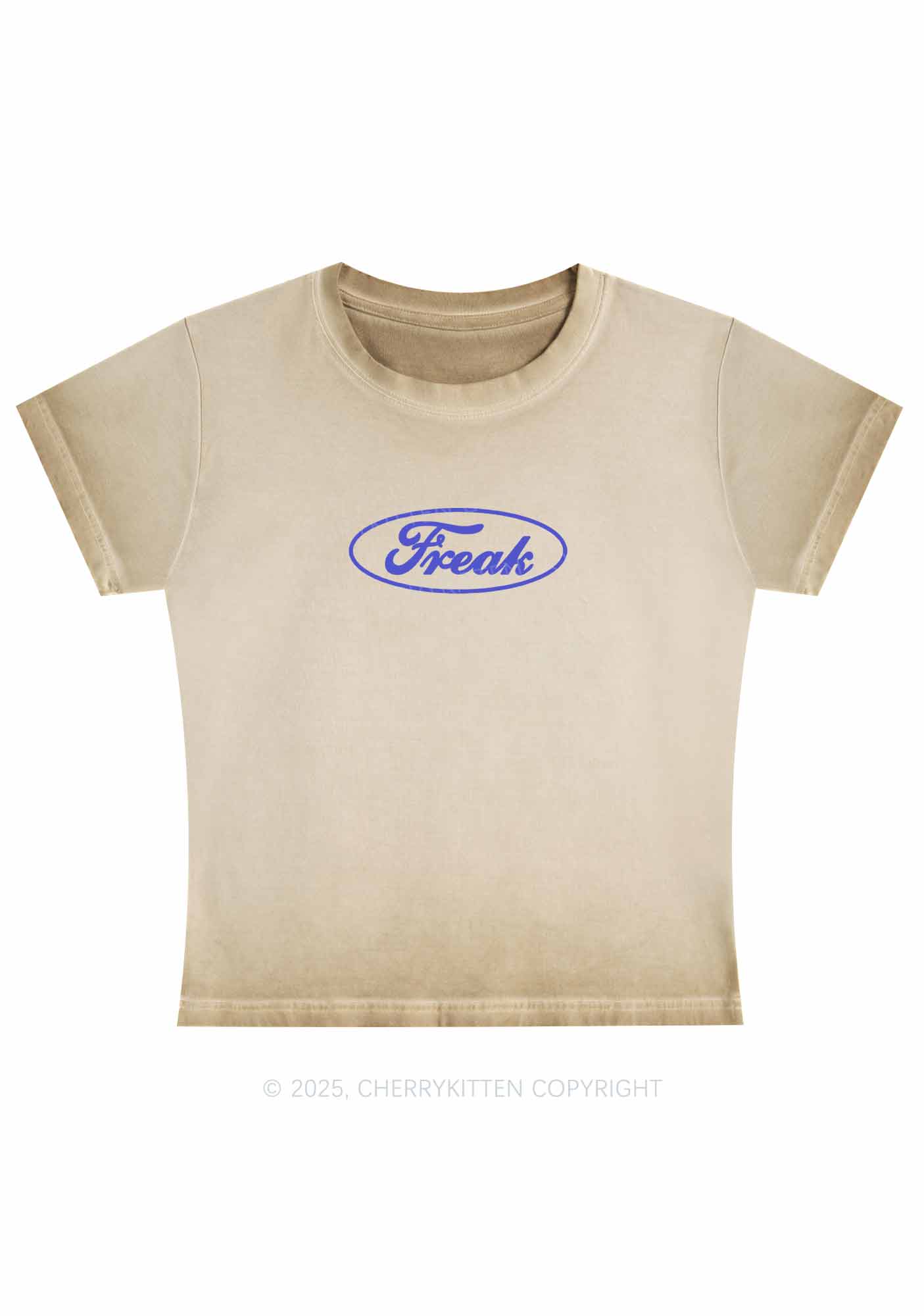 Oval Freak Y2K Vintage Classic Tee Cherrykitten - Image 3