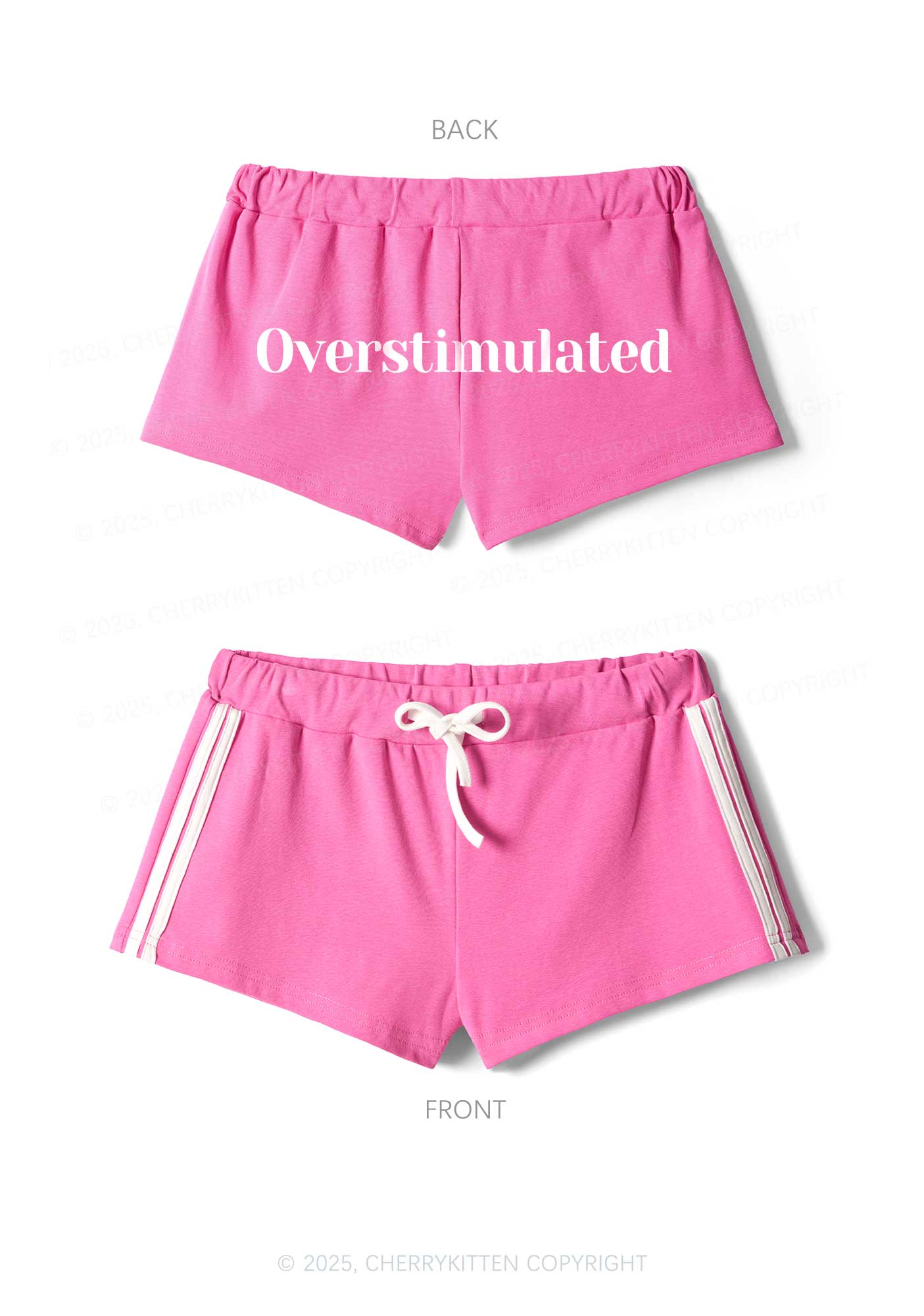 Overstimulated Y2K Drawstring Mini Shorts Cherrykitten - Image 5