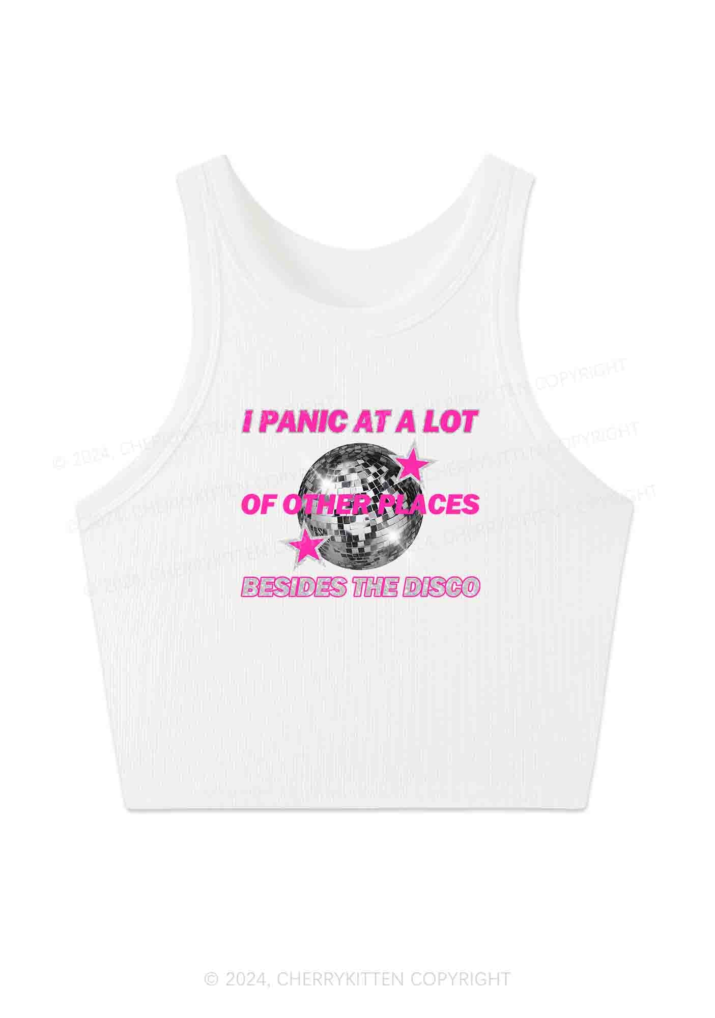 Panic Besides The Disco Y2K Crop Tank Top Cherrykitten - Image 3