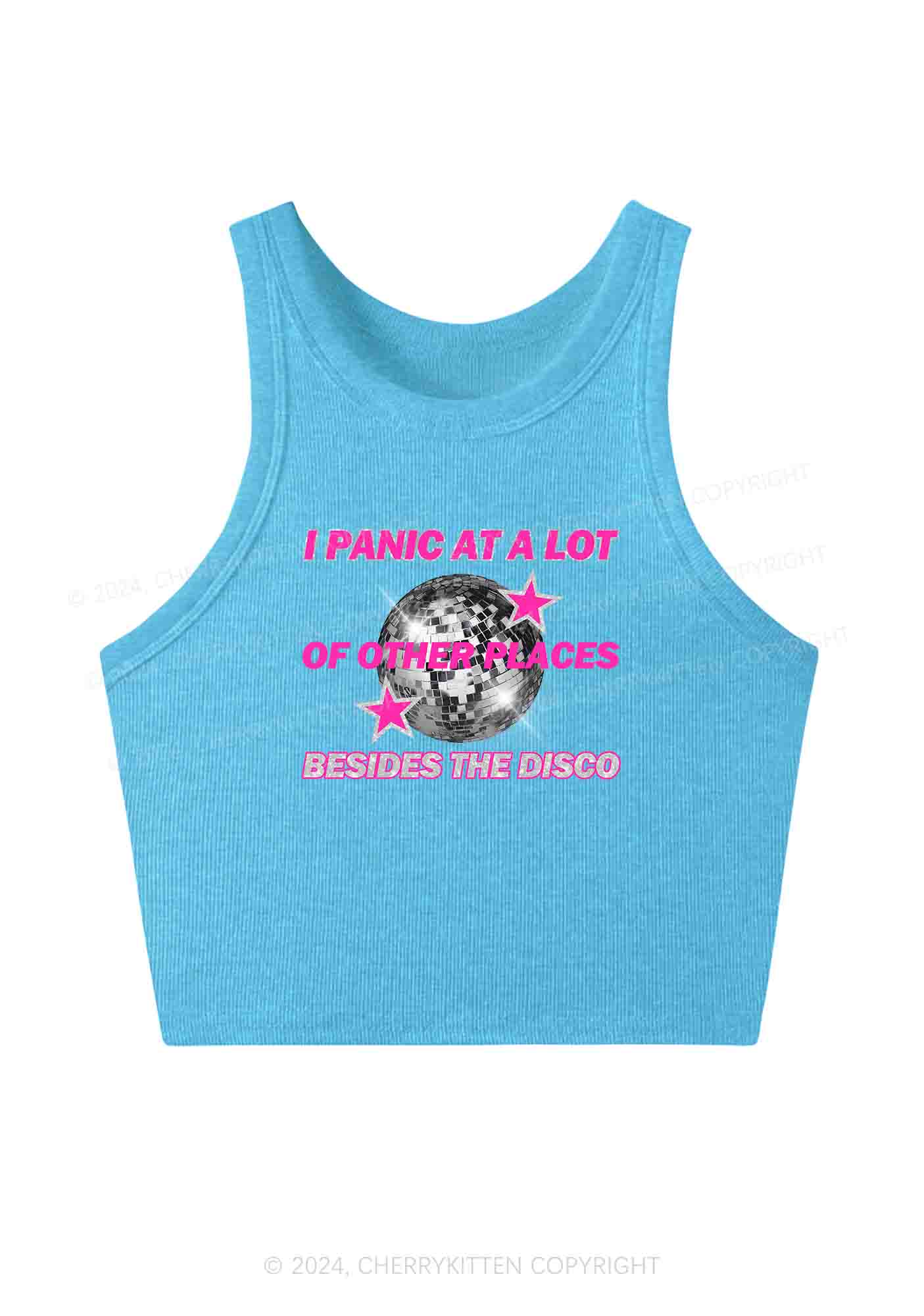 Panic Besides The Disco Y2K Crop Tank Top Cherrykitten - Image 5