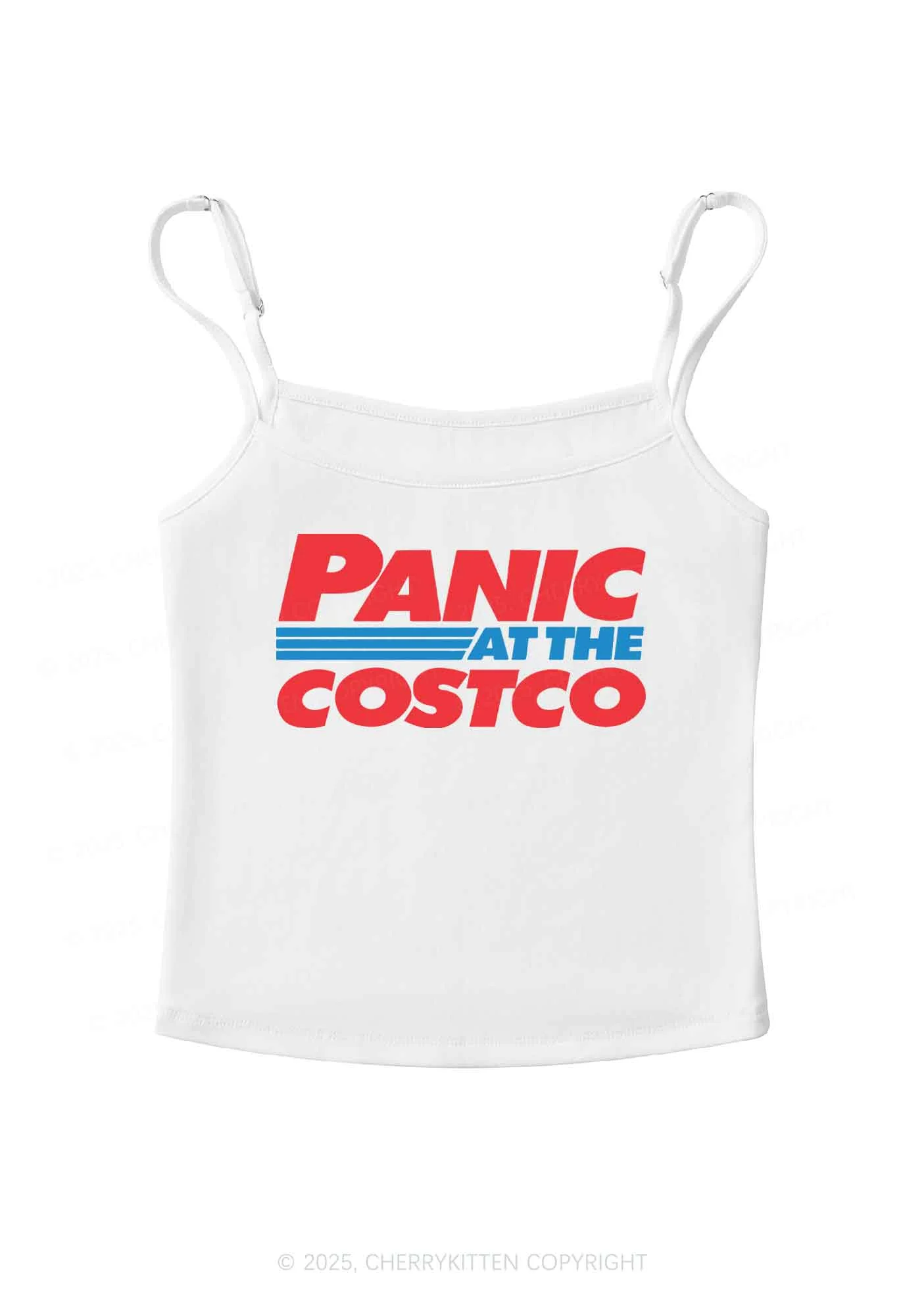 Panic Costco Y2K Spaghetti Strap Cami Cherrykitten - Image 3