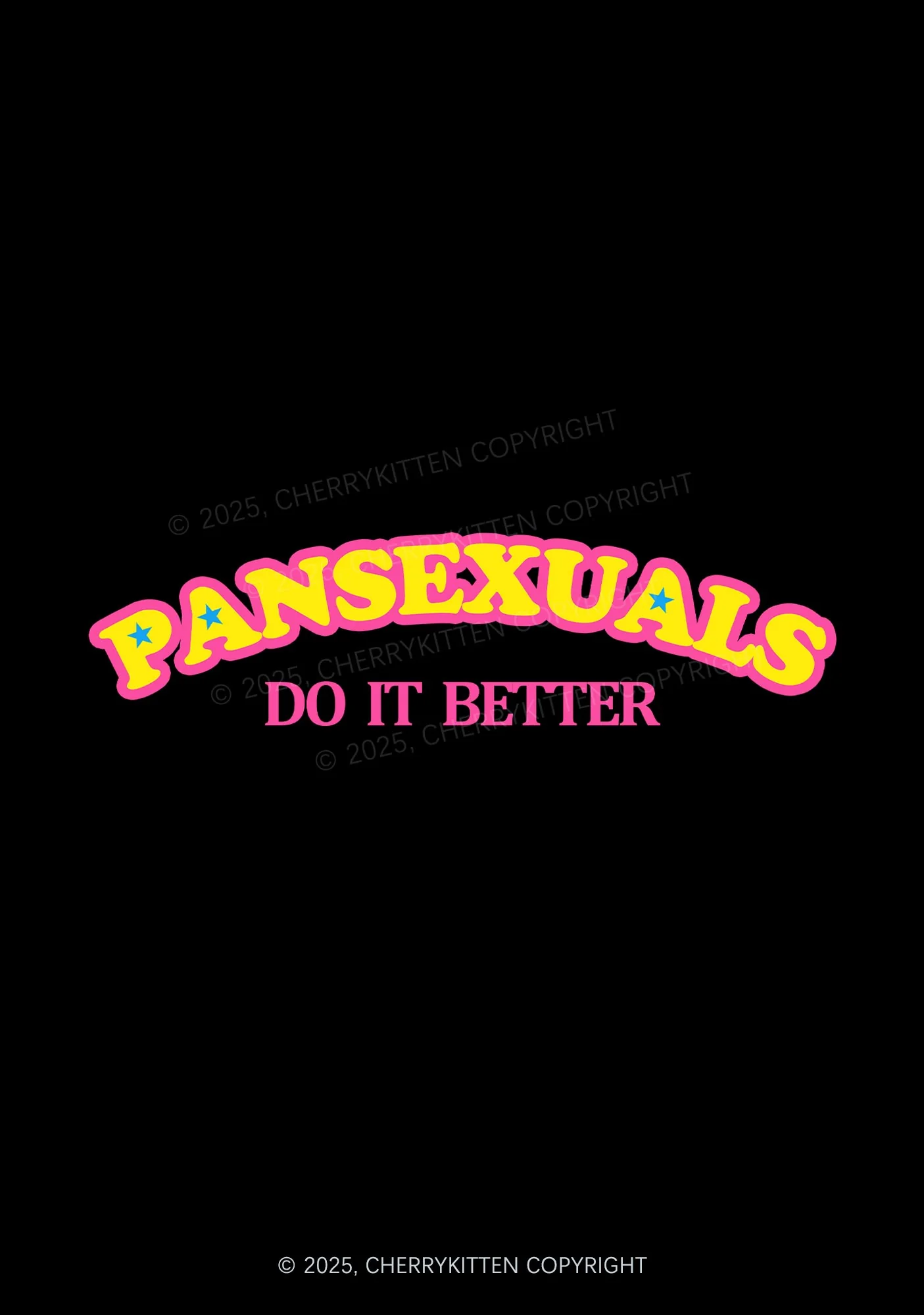 Pansexuals Do It Better Pride 1Pc Y2K Pin Badge Cherrykitten - Image 2