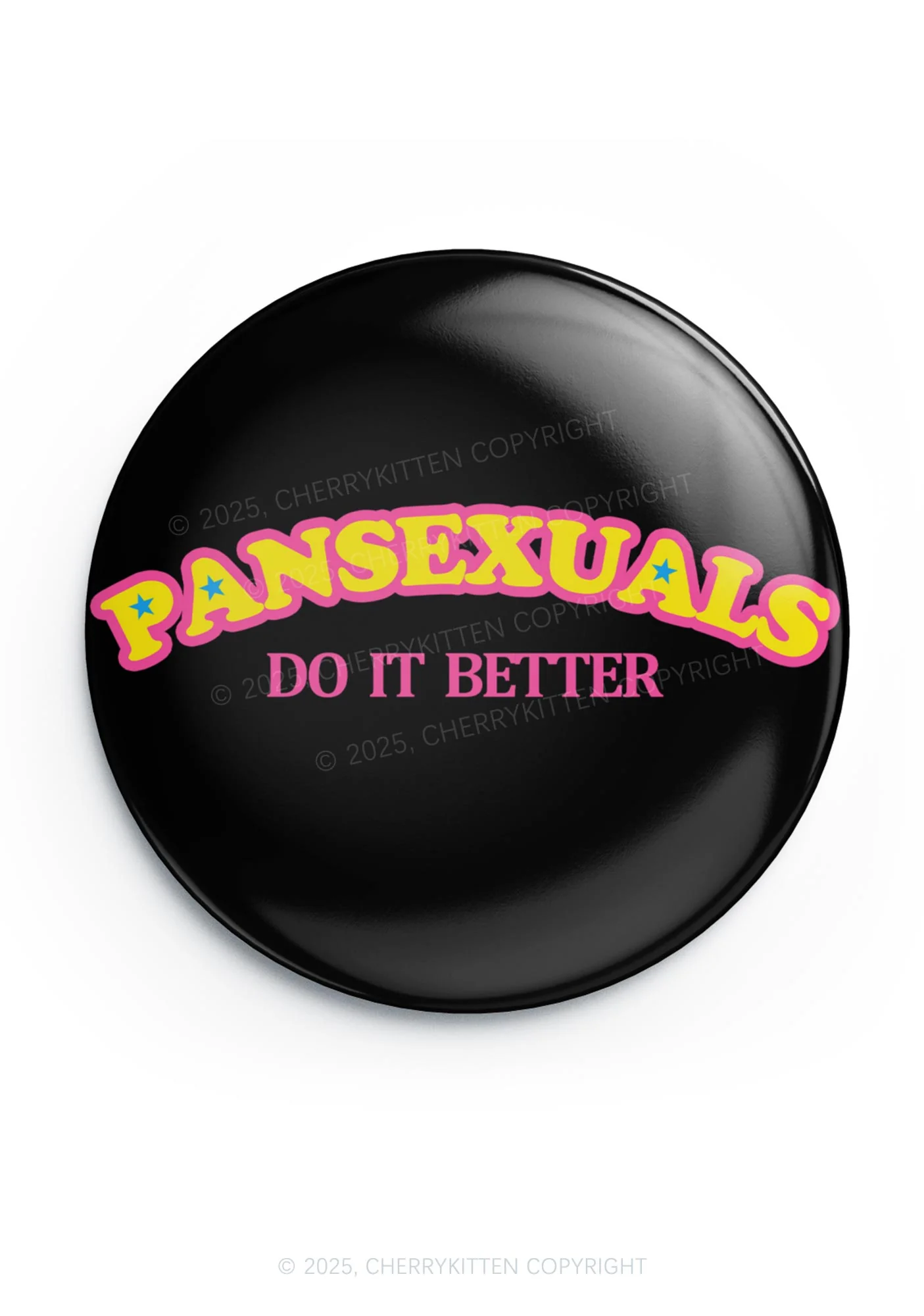 Pansexuals Do It Better Pride 1Pc Y2K Pin Badge Cherrykitten - Image 3
