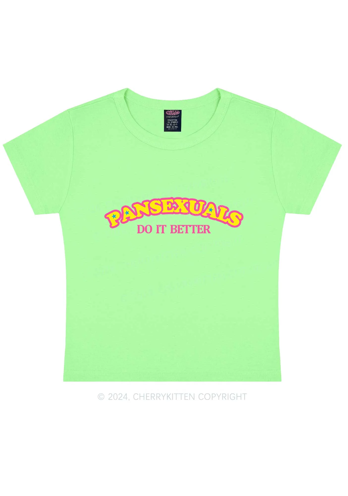 Pansexuals Do It Better Y2K Baby Tee Cherrykitten - Image 11
