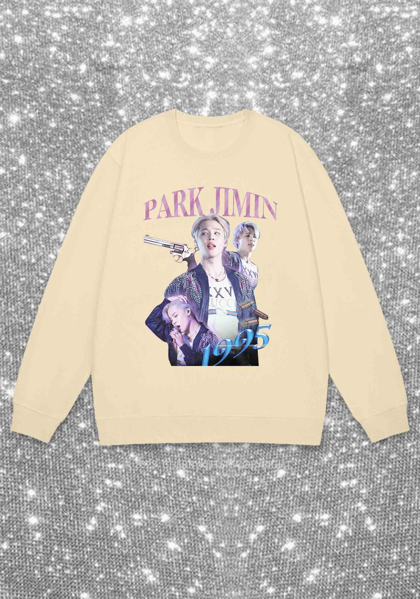Park Jimin 1995 Kpop Y2K Sweatshirt Cherrykitten - Image 4