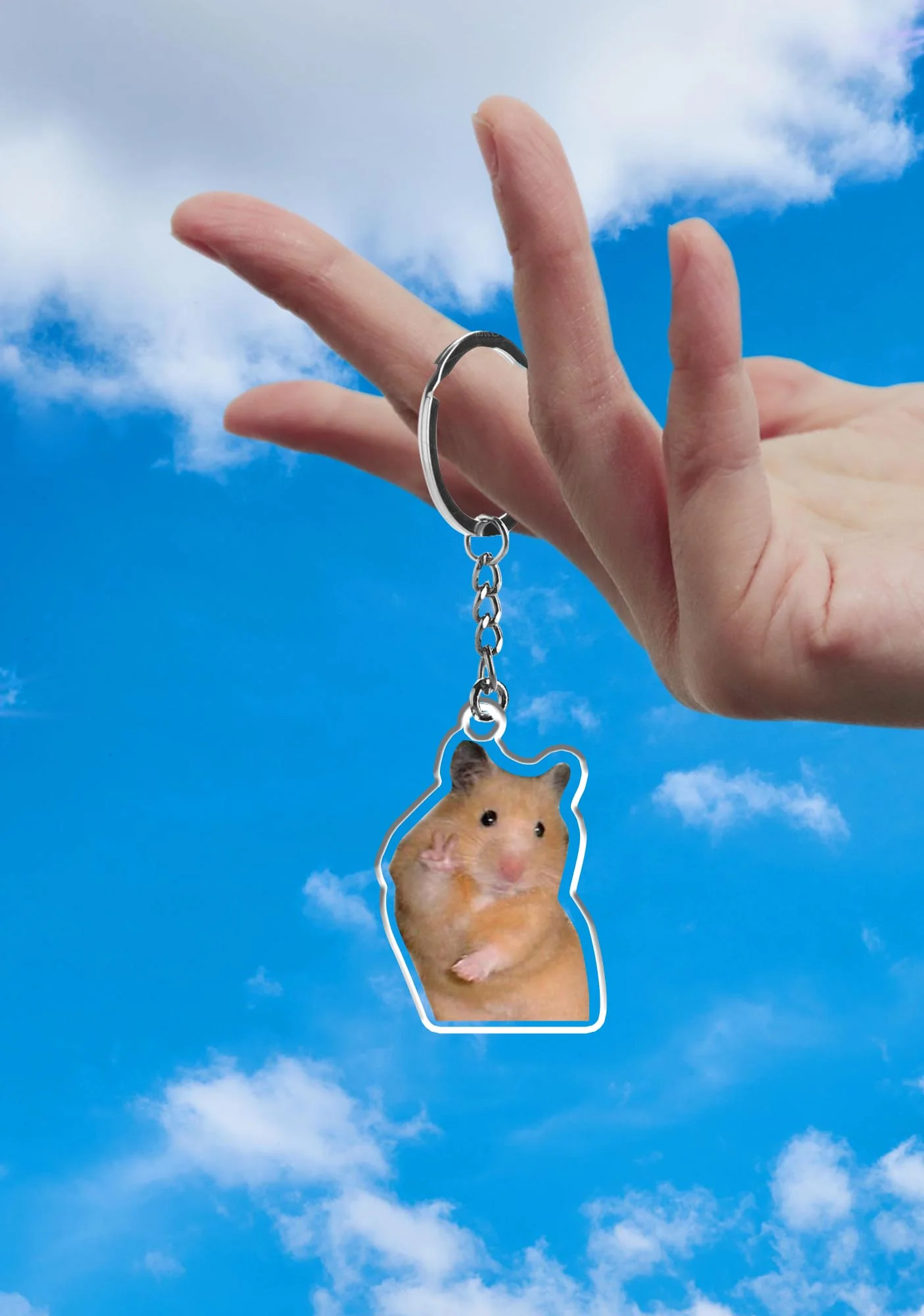 Peace Hamster 1Pc Y2K Keychain Cherrykitten - Image 2