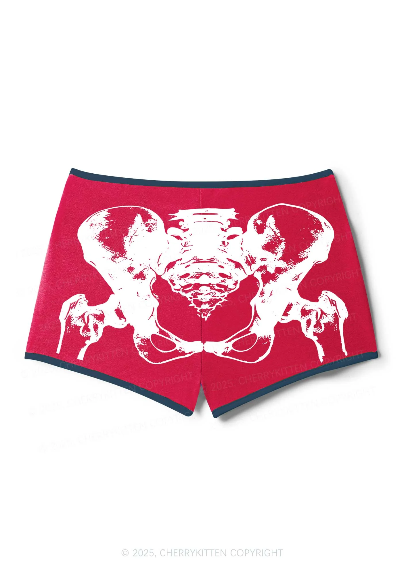 Pelvic Anatomy Y2K Booty Shorts Cherrykitten - Image 3