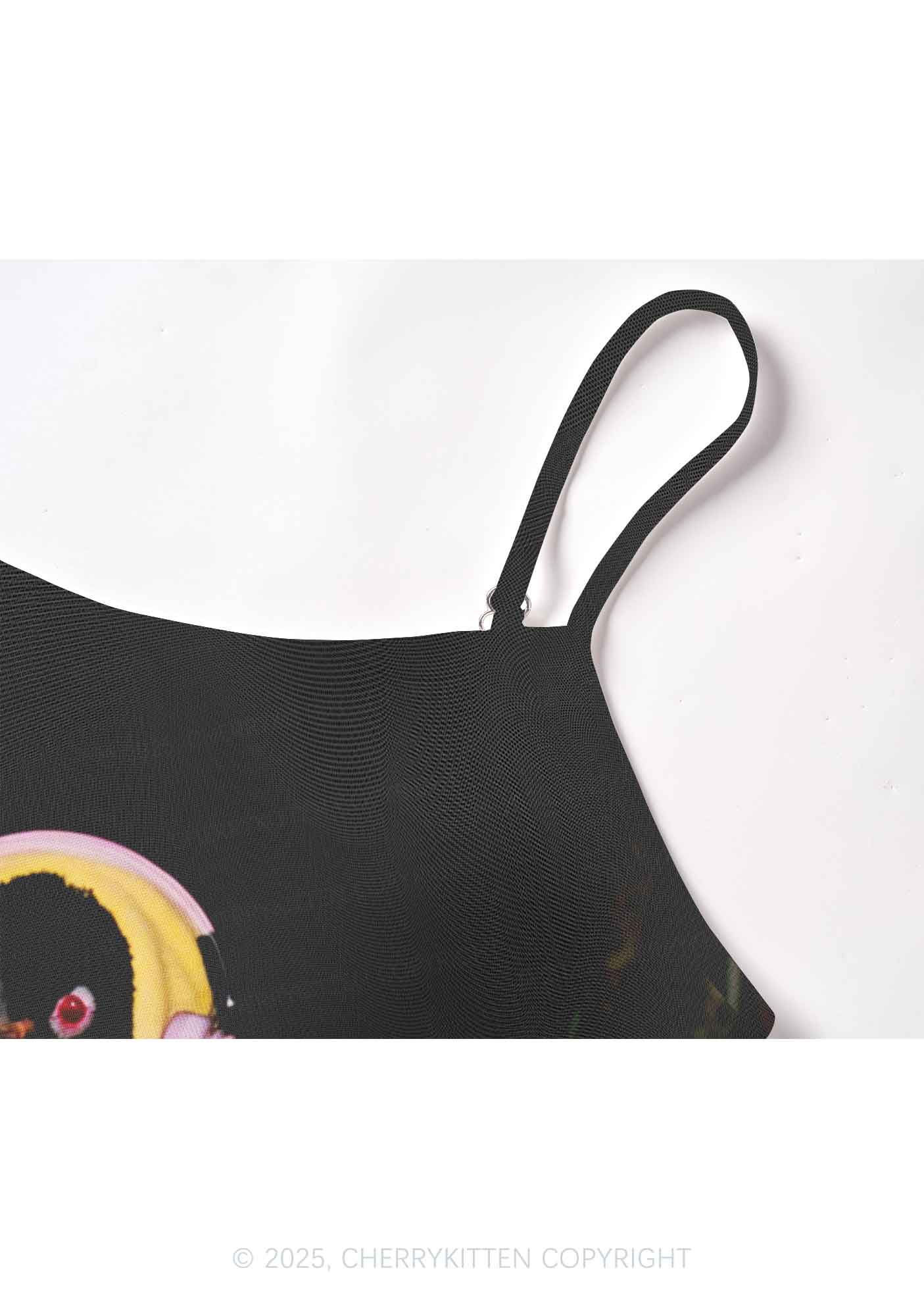 Penguin Bathing Y2K Mesh Cami Tank Cherrykitten - Image 3