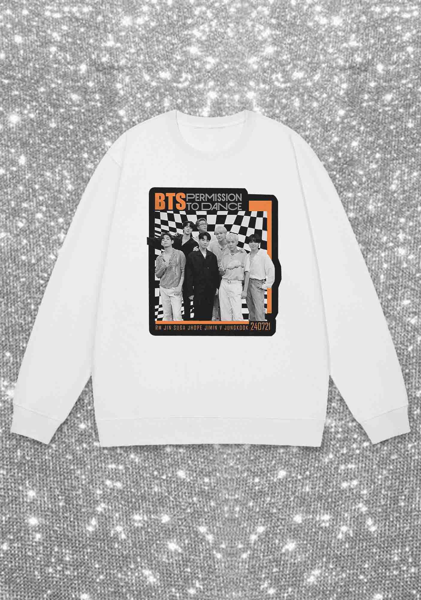 Permission To Dance Bangtan Kpop Y2K Sweatshirt Cherrykitten - Image 3