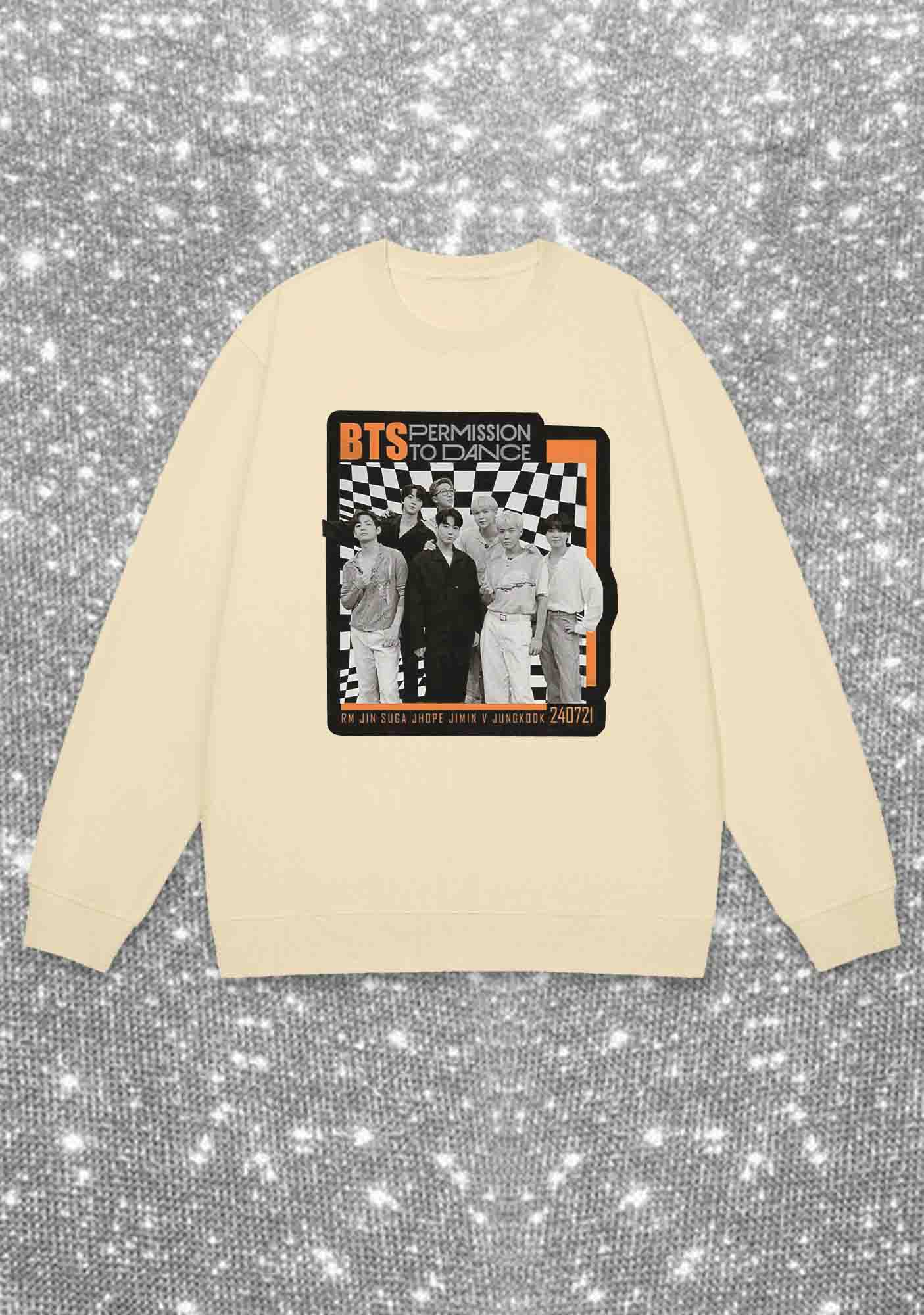 Permission To Dance Bangtan Kpop Y2K Sweatshirt Cherrykitten - Image 4
