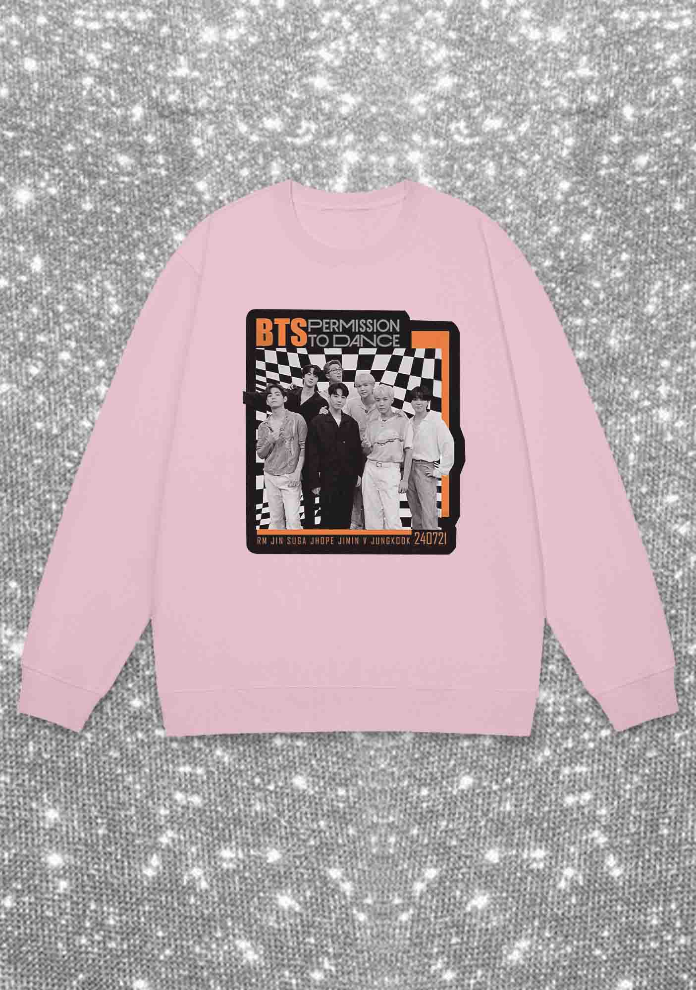 Permission To Dance Bangtan Kpop Y2K Sweatshirt Cherrykitten - Image 5