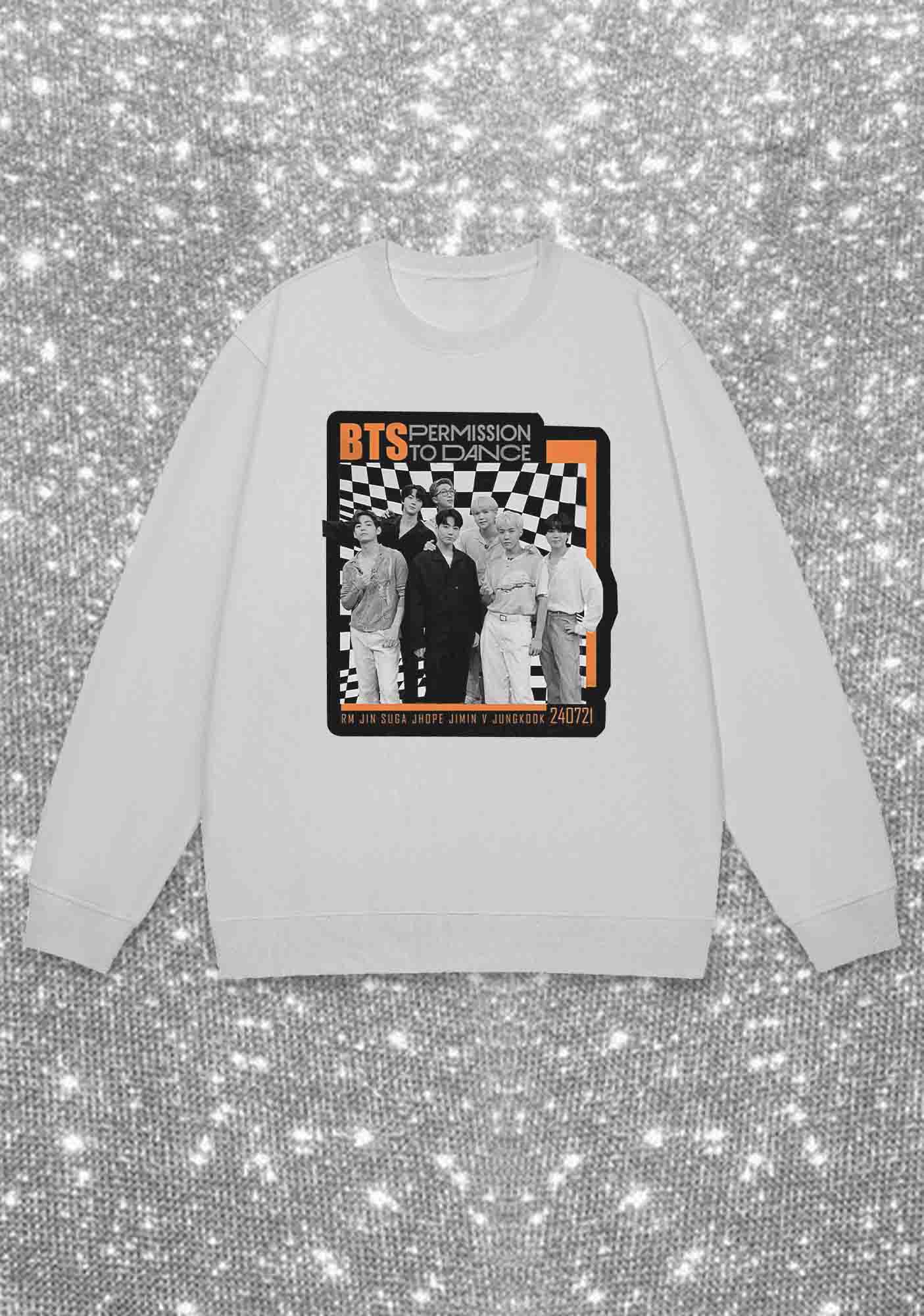 Permission To Dance Bangtan Kpop Y2K Sweatshirt Cherrykitten - Image 6