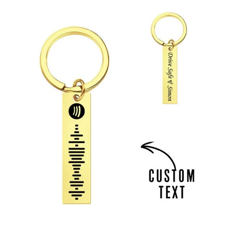 Personalised Music Code Keychain - Image 3