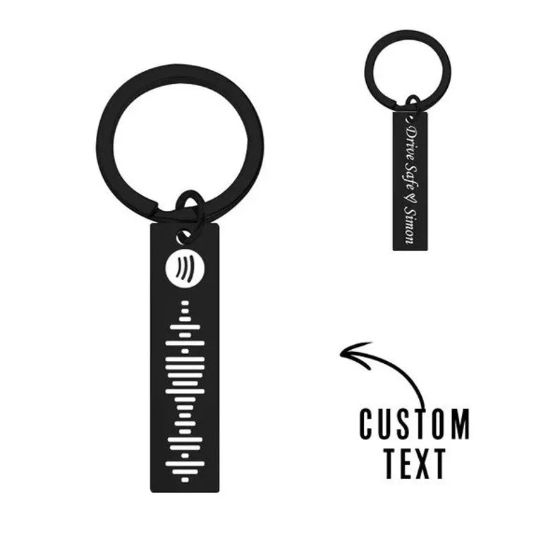 Personalised Music Code Keychain - Image 4