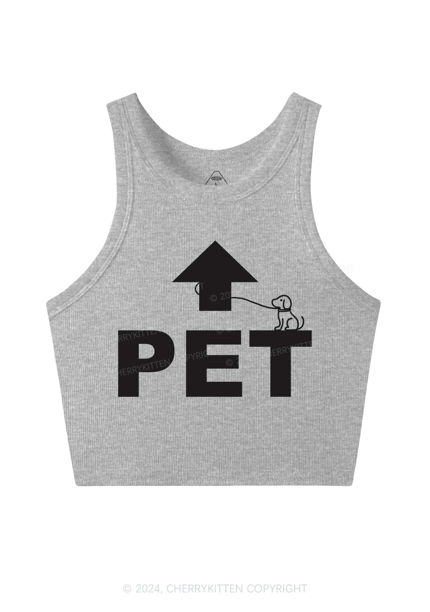 Pet Dog Y2K Crop Tank Top Cherrykitten - Image 5