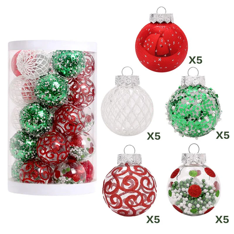 PET Painted Y2K Christmas Ball Set - Image 2