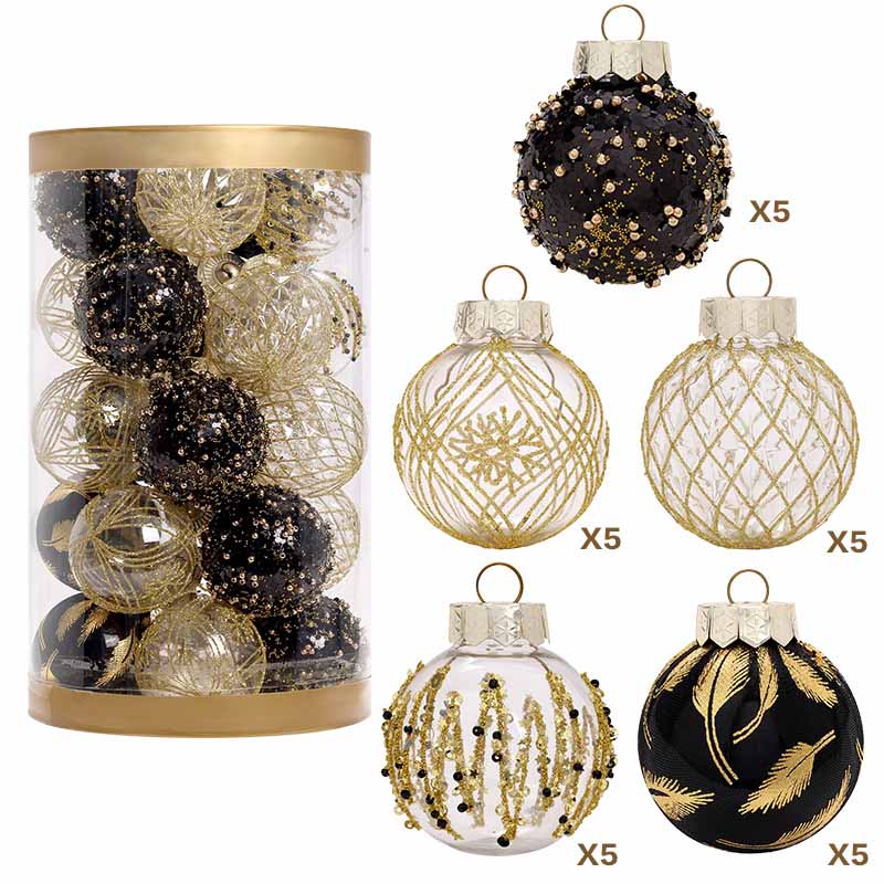 PET Painted Y2K Christmas Ball Set - Image 3