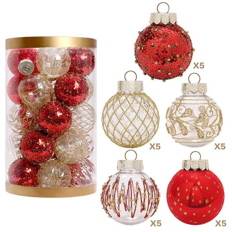 PET Painted Y2K Christmas Ball Set - Image 7