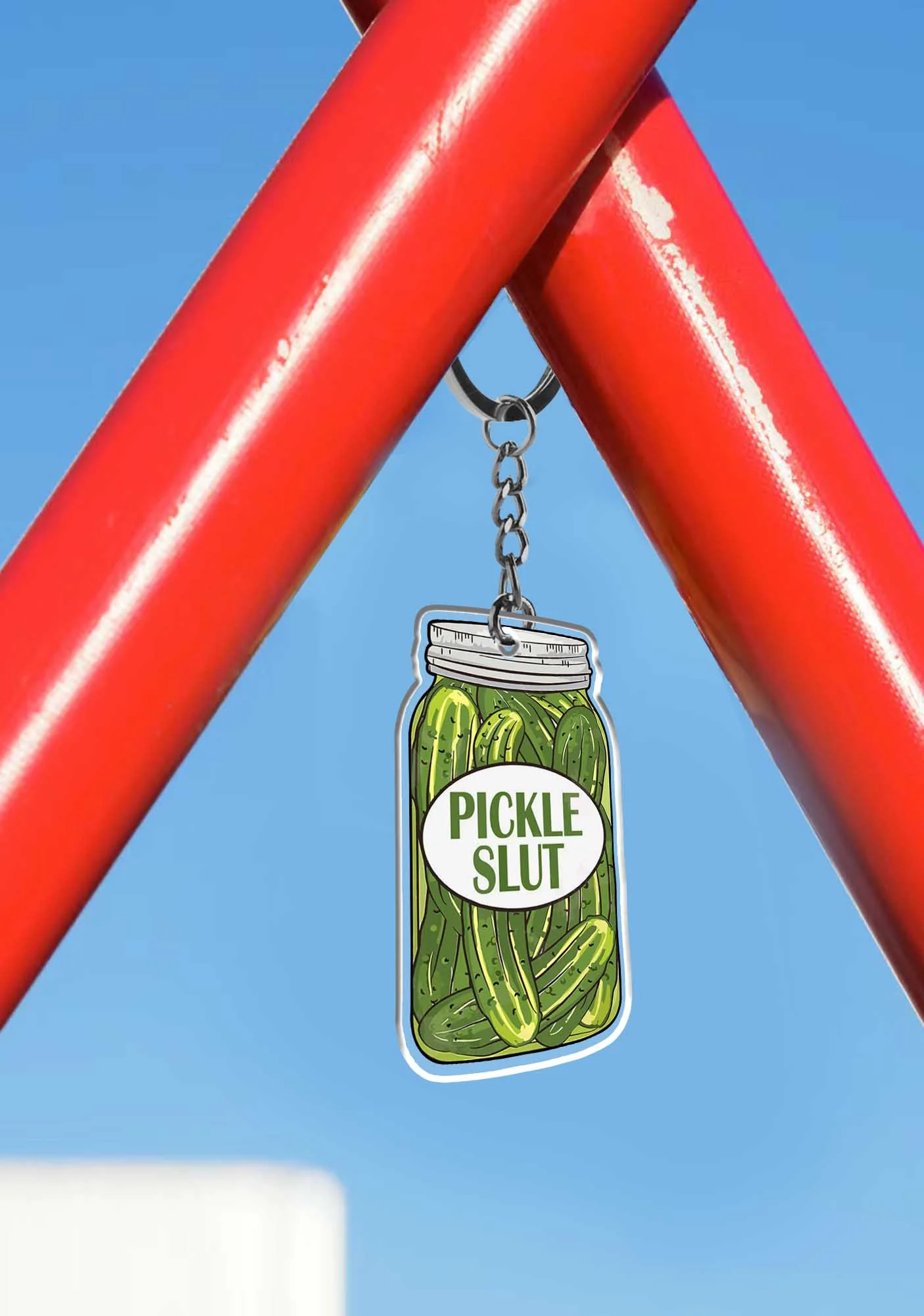 Pickle Slxt 1Pc Y2K Keychain Cherrykitten - Image 3