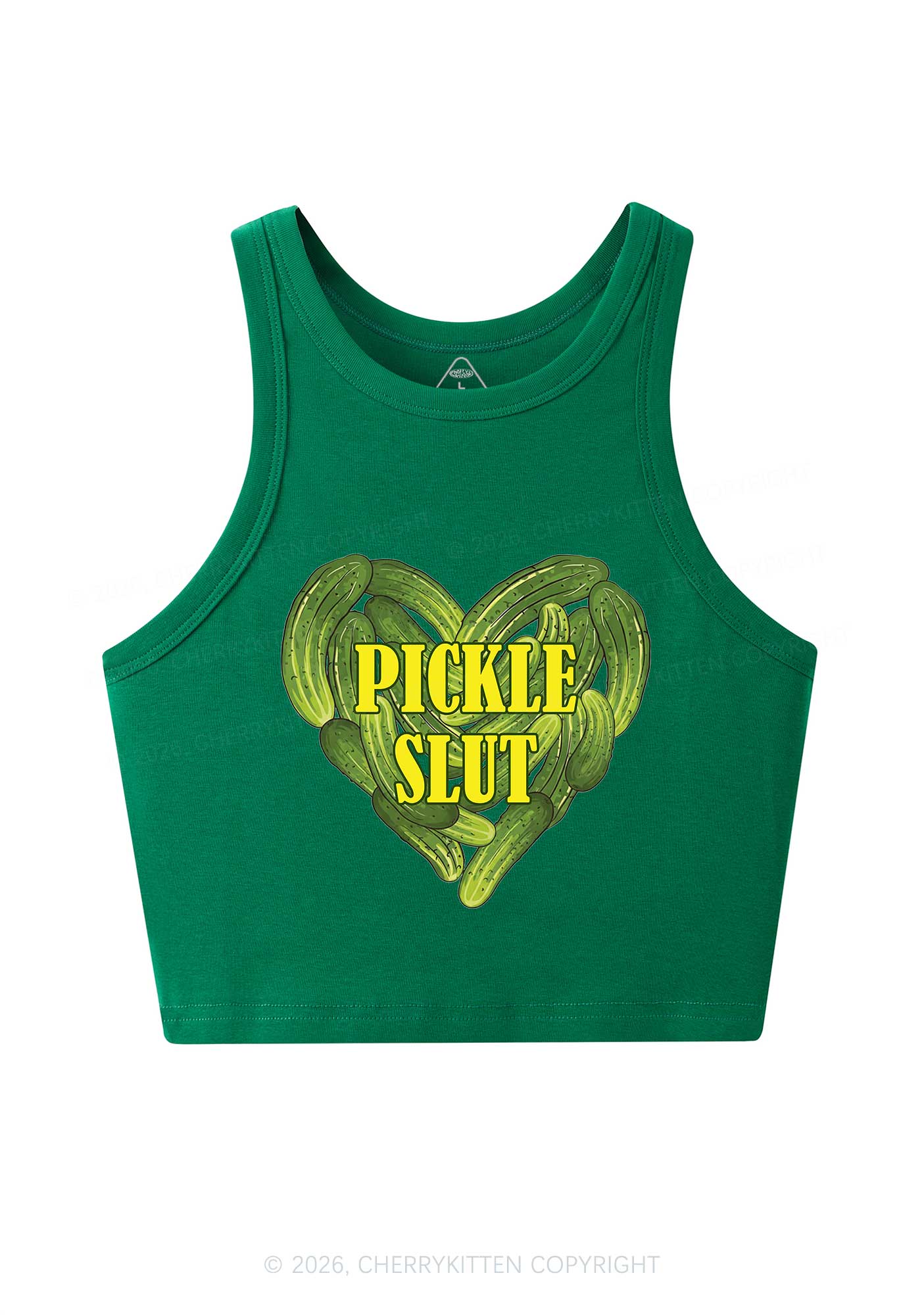 Pickle Slxt Valentine's Day Y2K Crop Tank Top Cherrykitten - Image 6