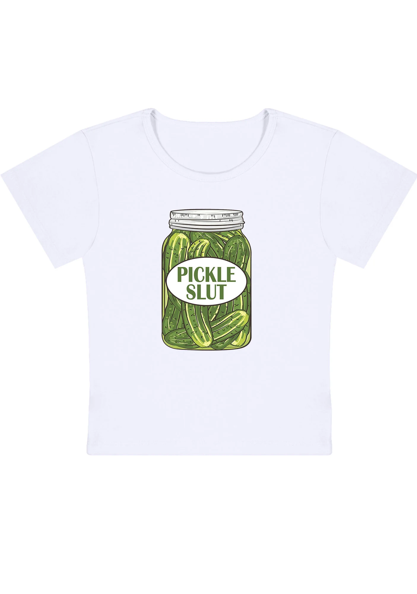 Pickle Slxt Y2K Baby Tee - Image 4