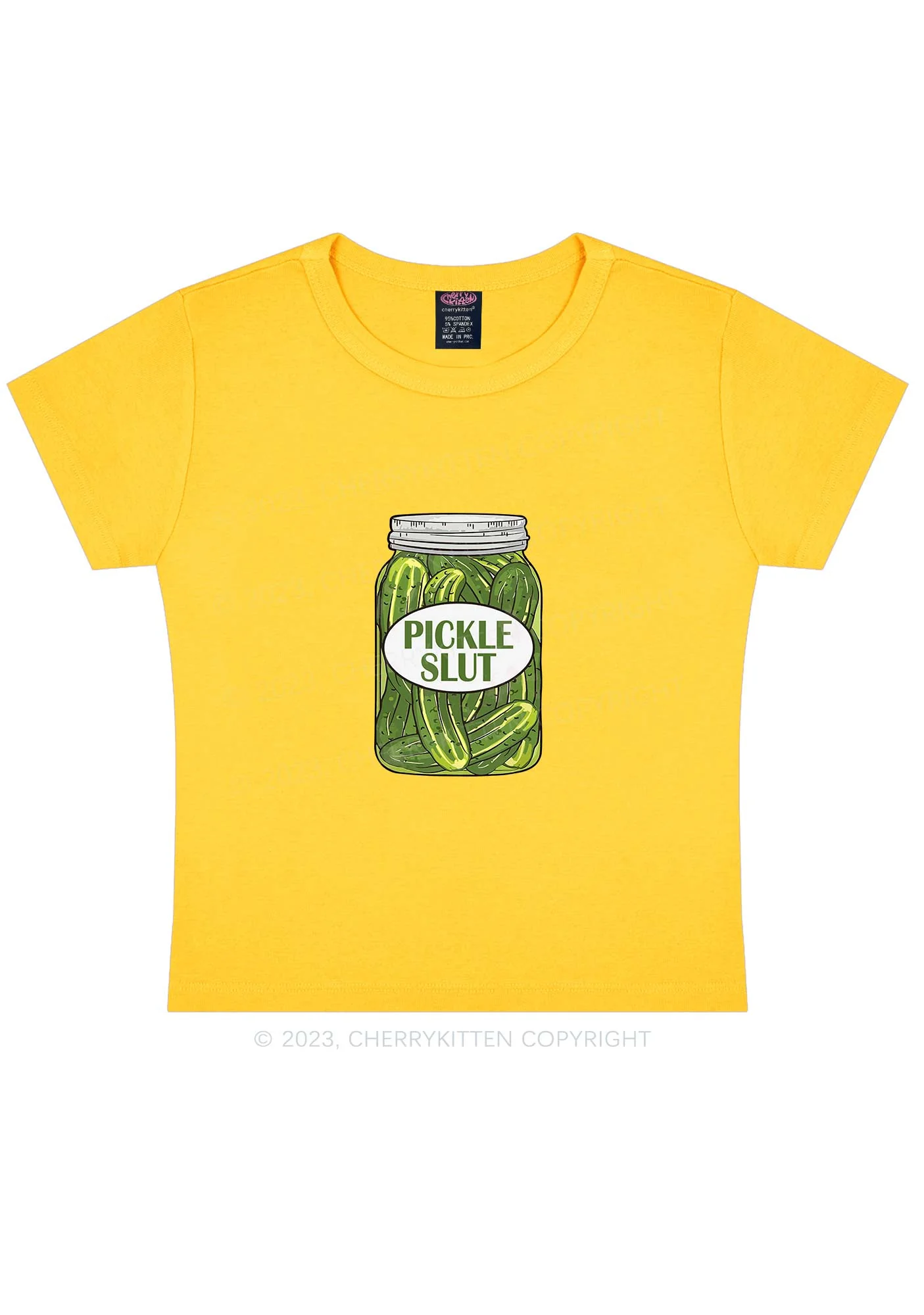 Pickle Slxt Y2K Baby Tee - Image 6
