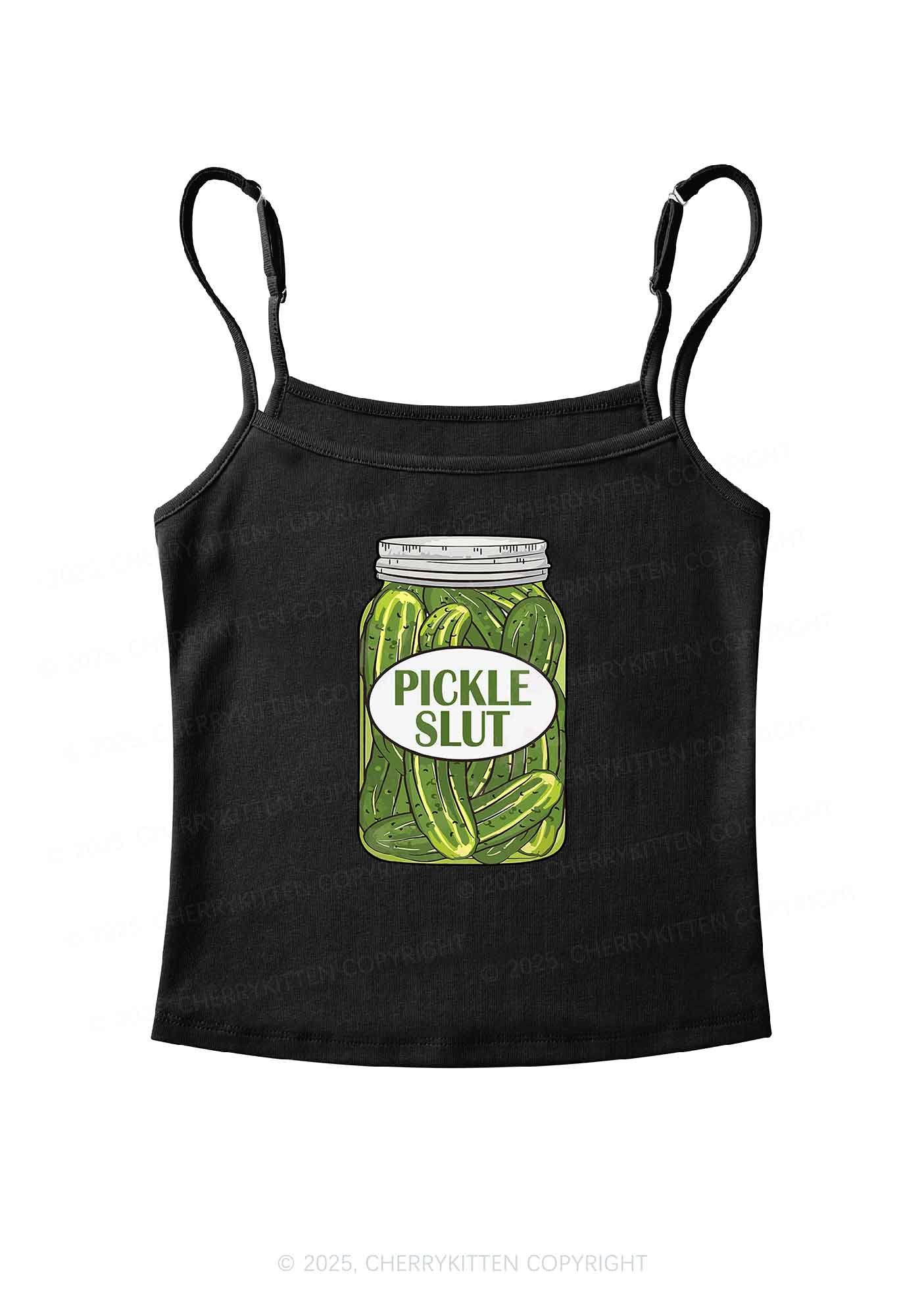 Pickle Slxt Y2K Spaghetti Strap Cami Cherrykitten - Image 3