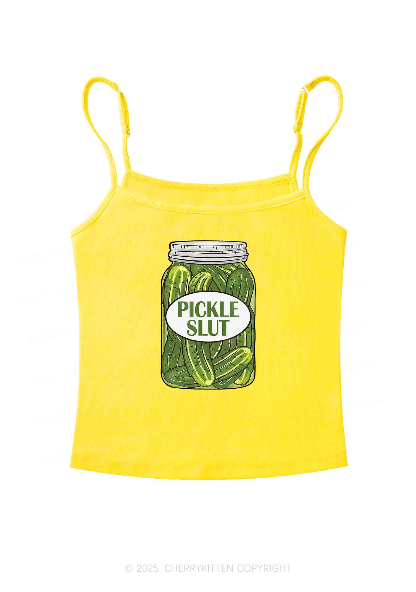 Pickle Slxt Y2K Spaghetti Strap Cami Cherrykitten - Image 7