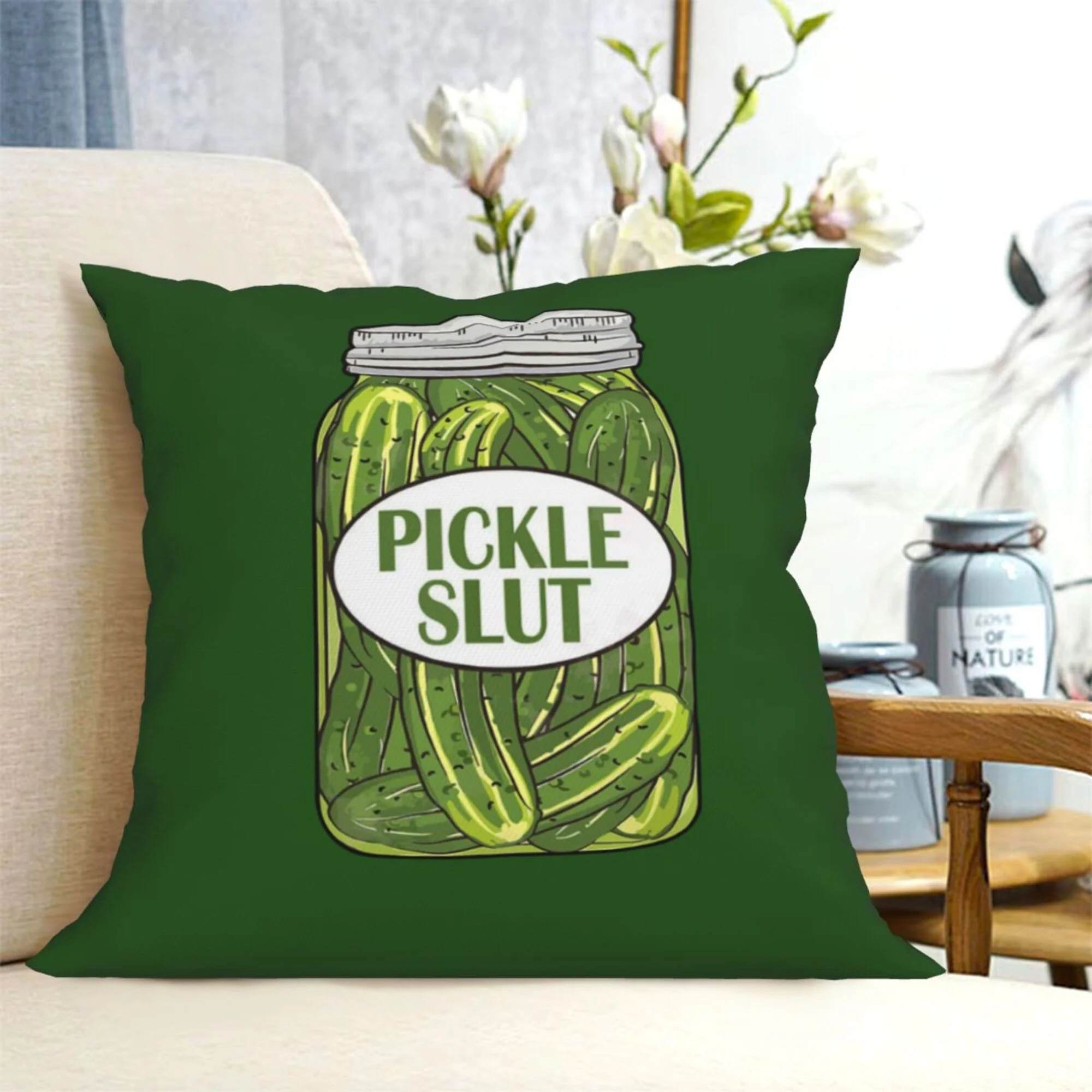 Pickle Slxt Y2K Throw Pillow Cover Cherrykitten - Image 2