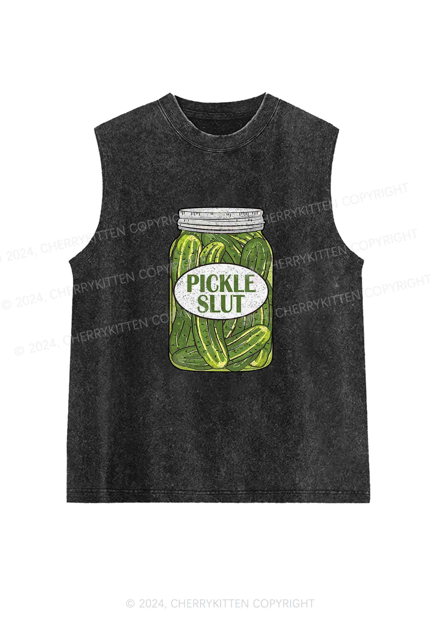 Pickle Slxt Y2K Washed Tank Cherrykitten - Image 3