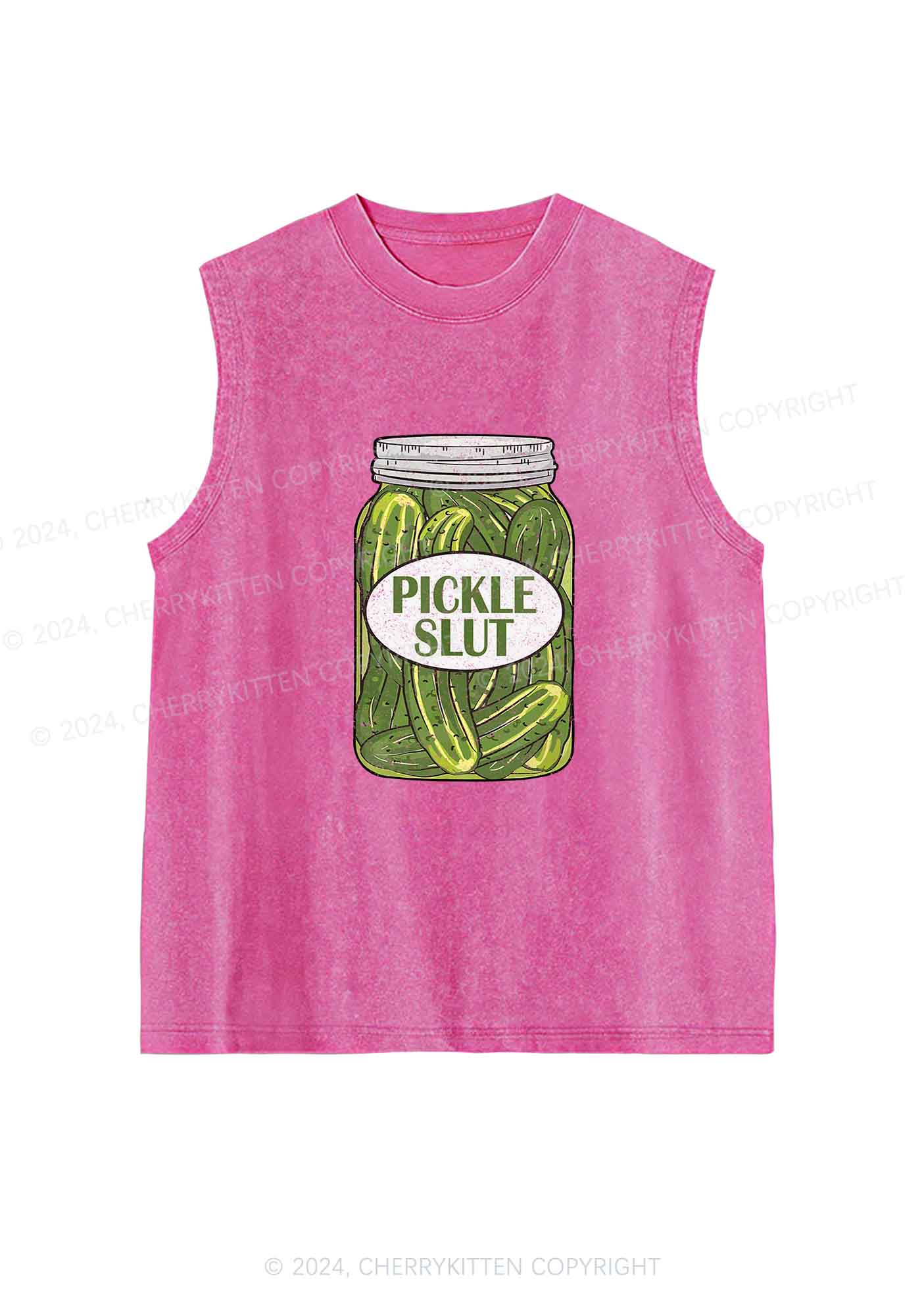 Pickle Slxt Y2K Washed Tank Cherrykitten - Image 4