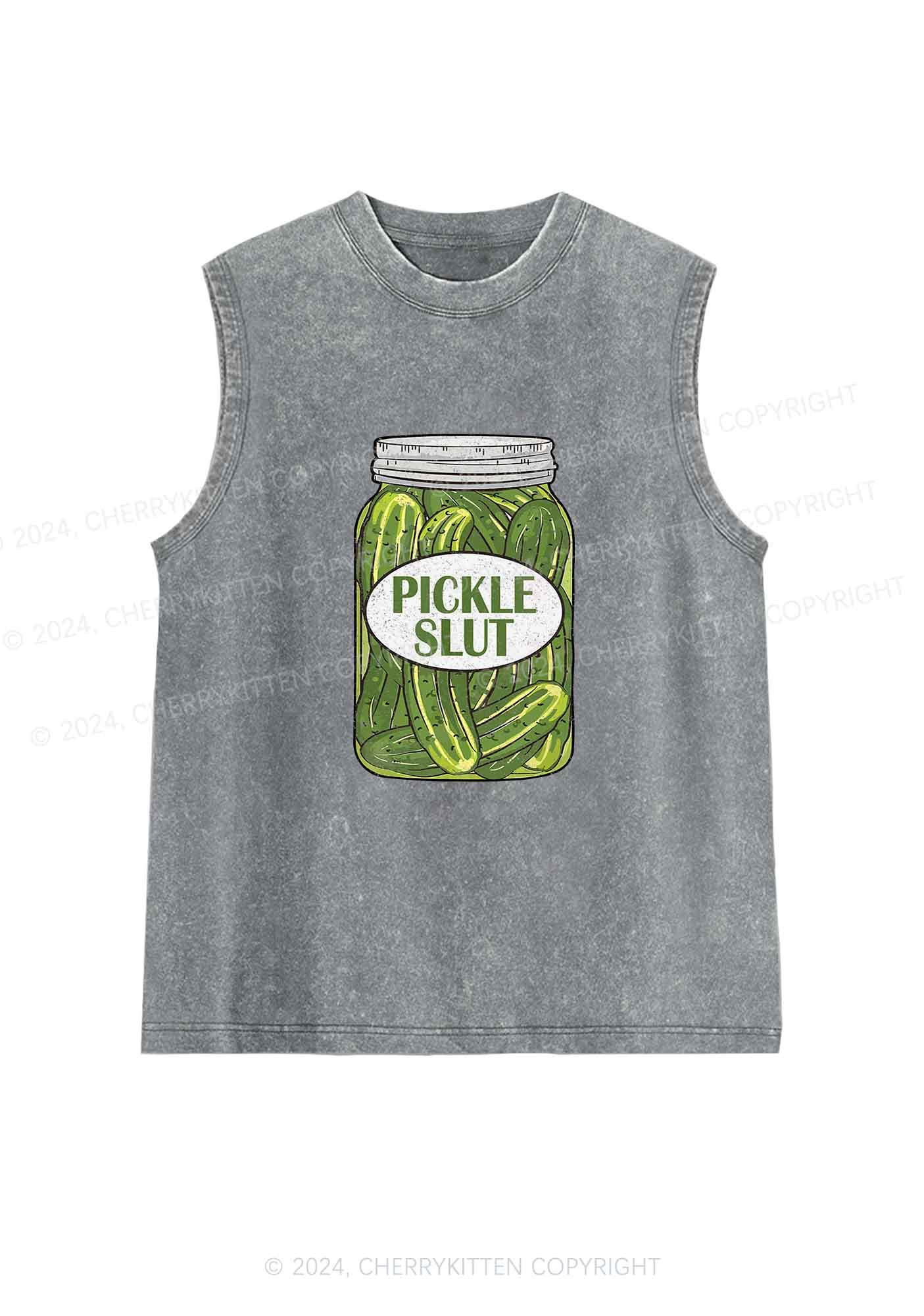 Pickle Slxt Y2K Washed Tank Cherrykitten - Image 5