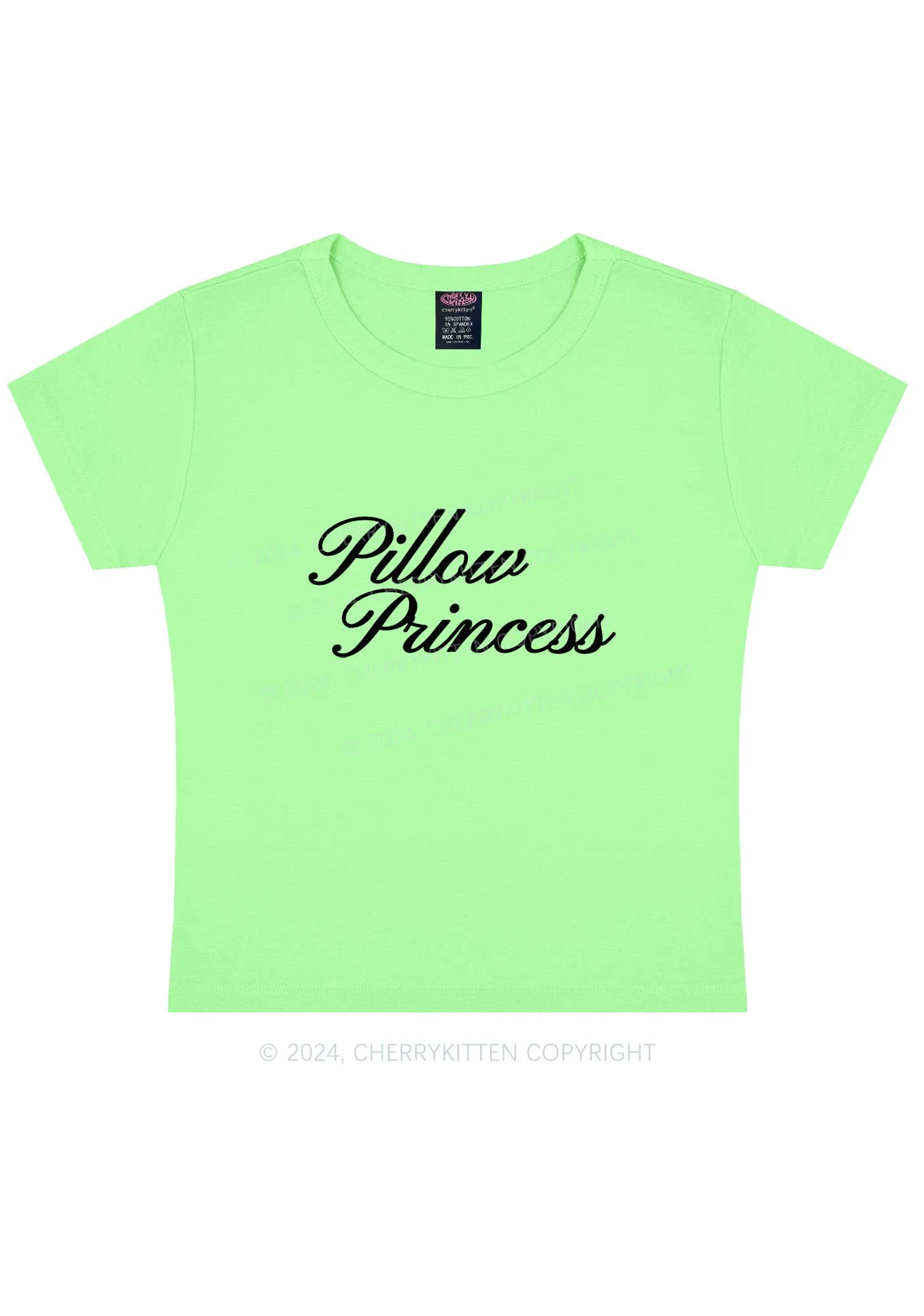 Pillow Princess Y2K Baby Tee Cherrykitten - Image 12