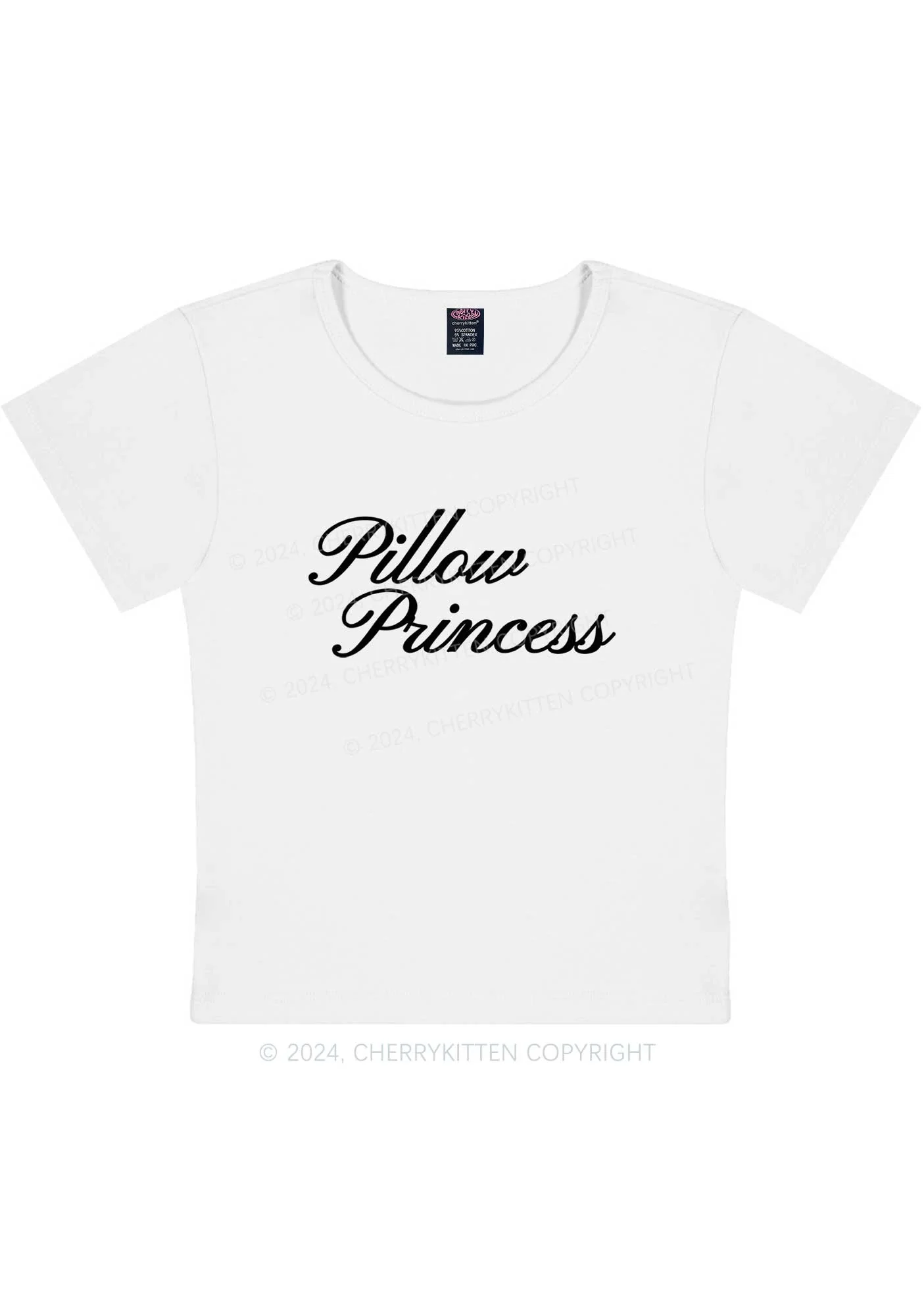 Pillow Princess Y2K Baby Tee Cherrykitten - Image 5