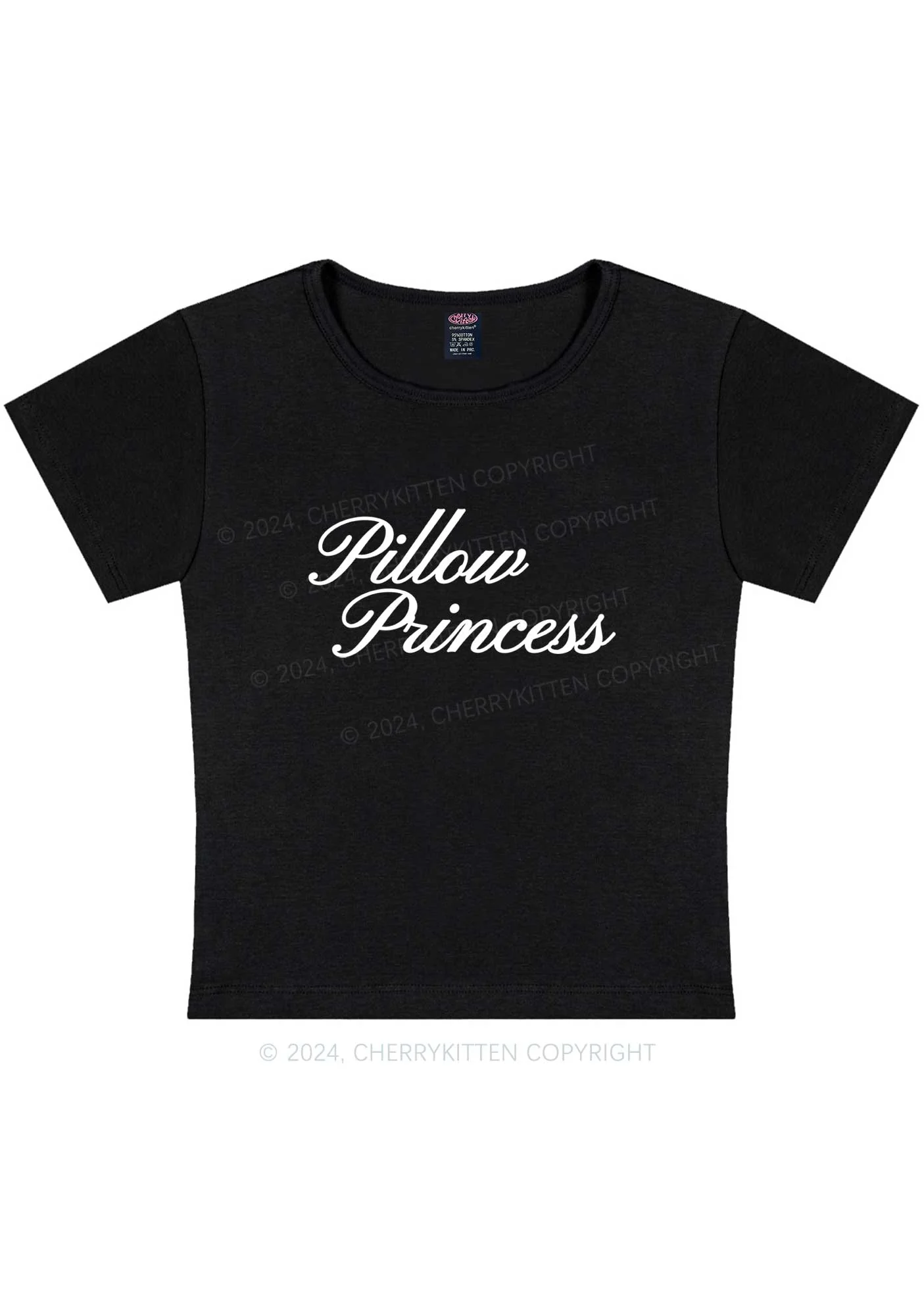 Pillow Princess Y2K Baby Tee Cherrykitten - Image 7