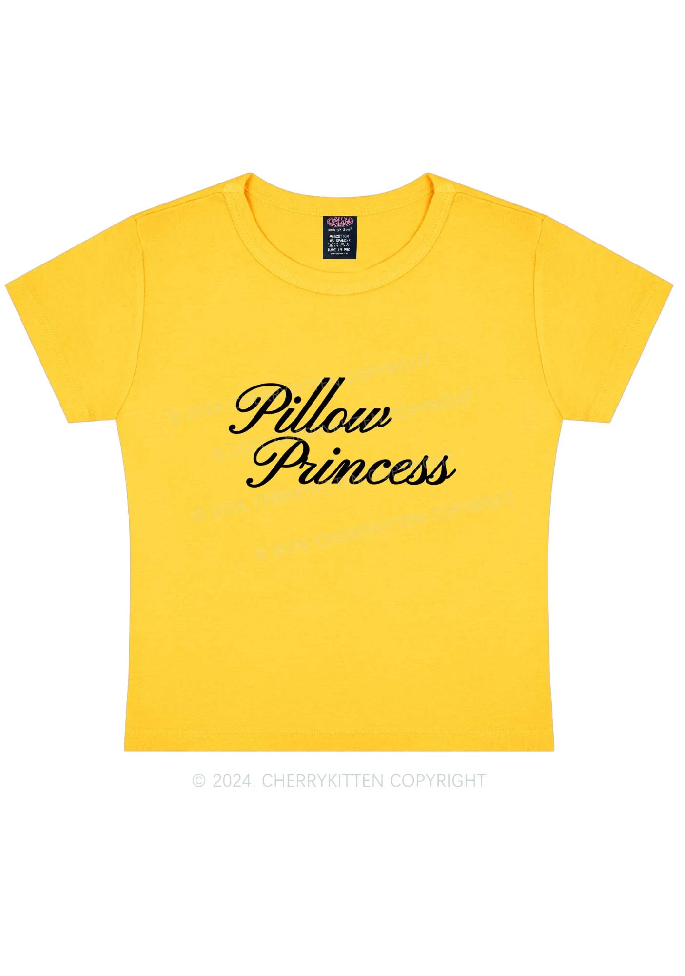 Pillow Princess Y2K Baby Tee Cherrykitten - Image 9